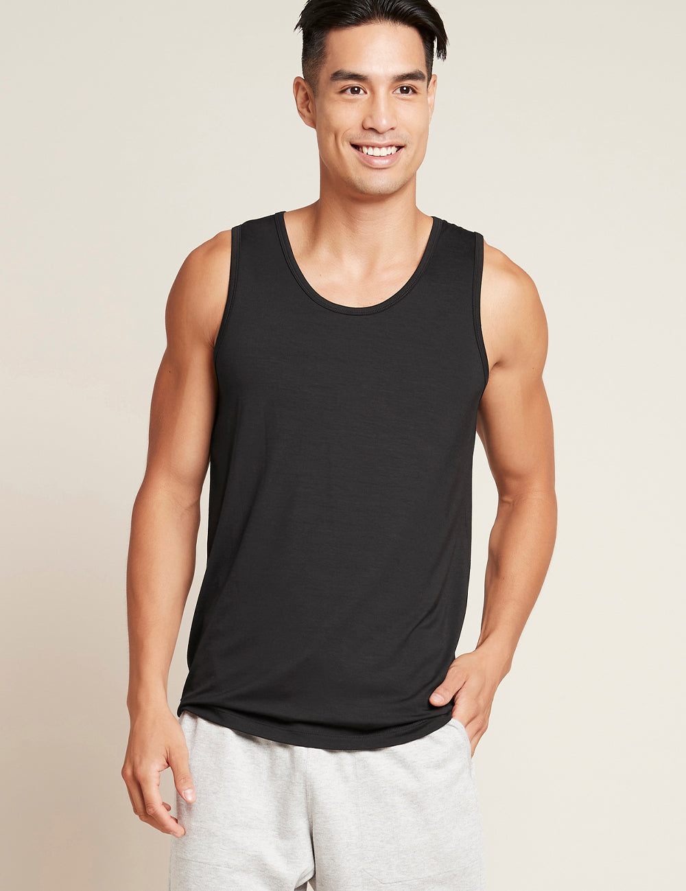 mens-tank-top-singlet-black