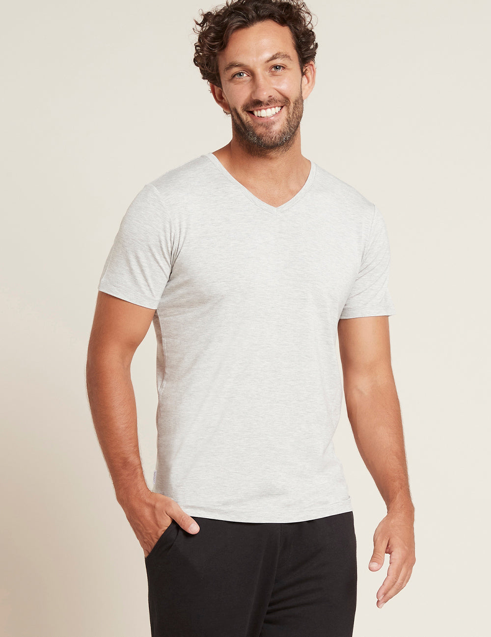 mens-v-neck-t-shirt-light-grey-marl
