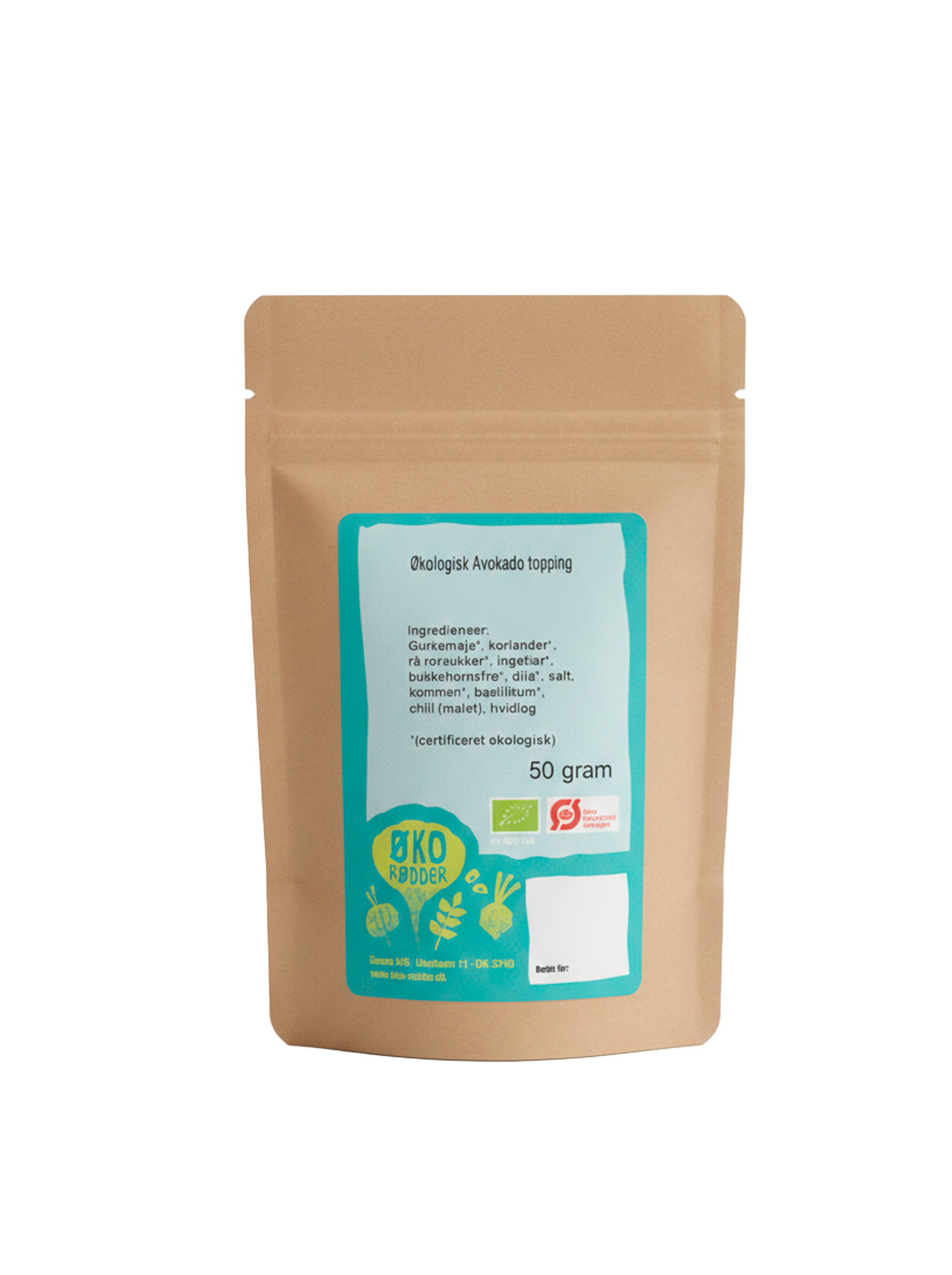 Økologisk avokado topping