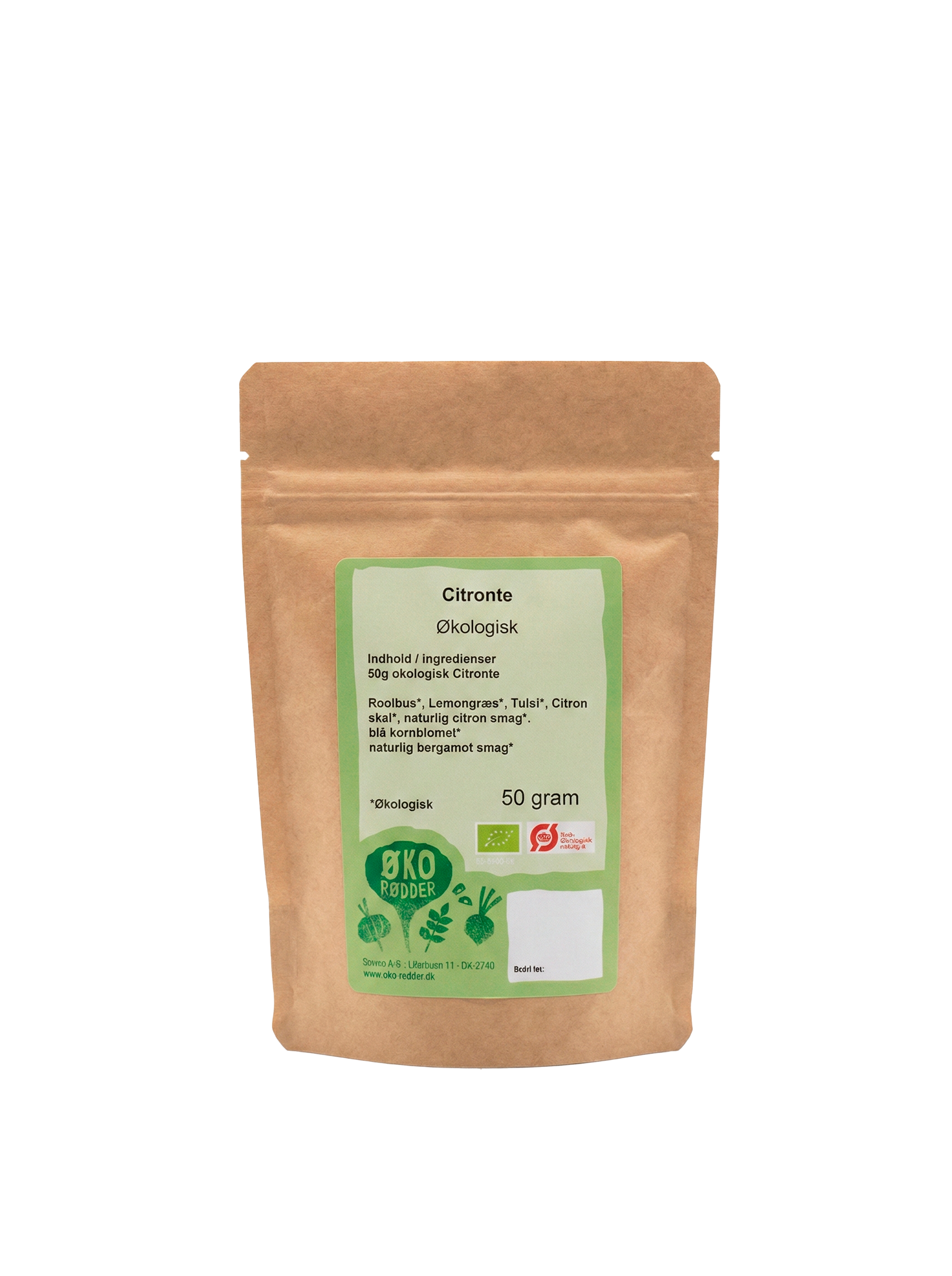 Rooibos & Urte-te – Økologisk Citronte