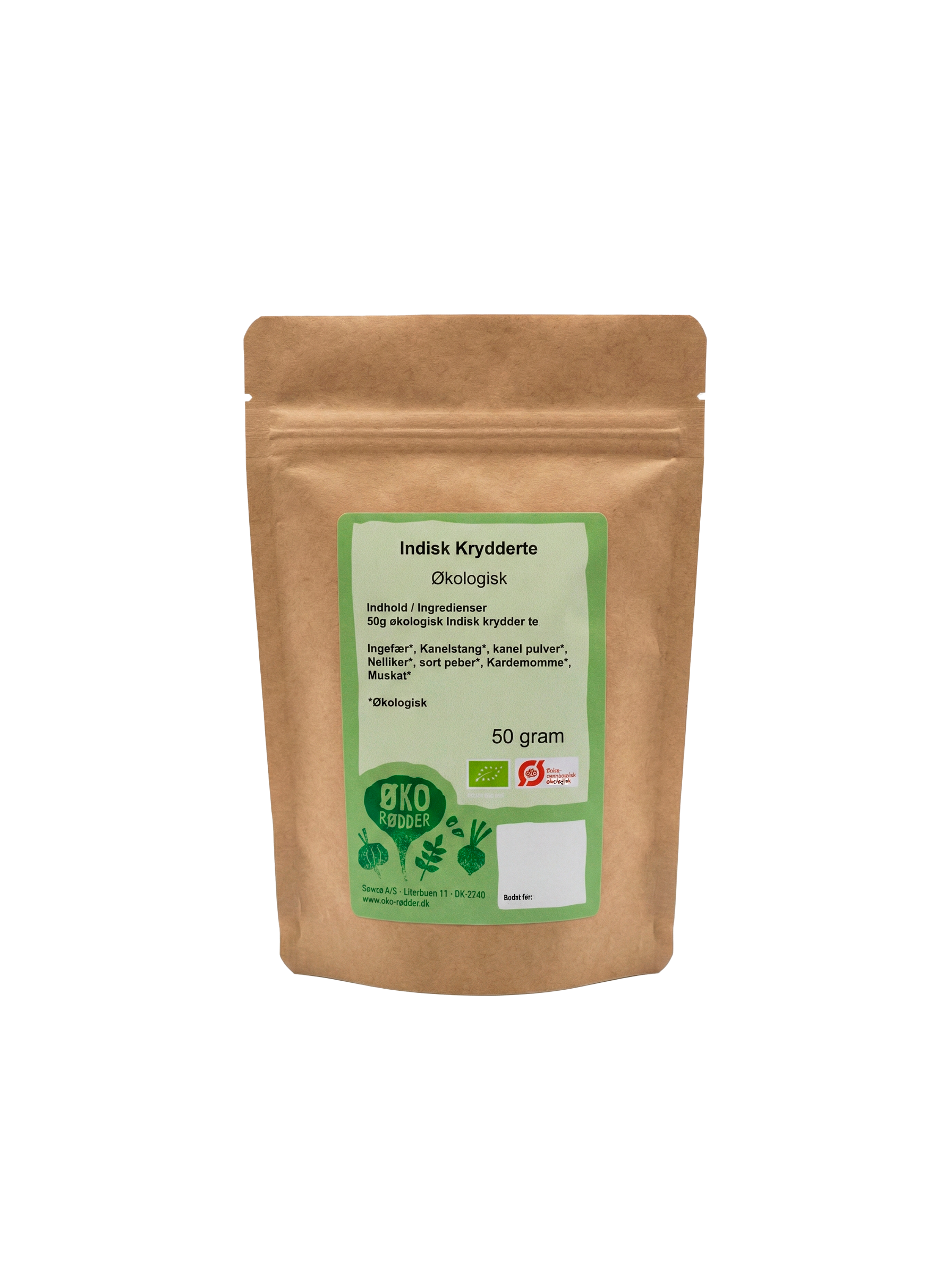 Økologisk Indisk Krydderte (50g)