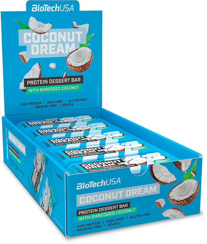 Protein Dessert Bar - Coconut Dream (20 stk.)