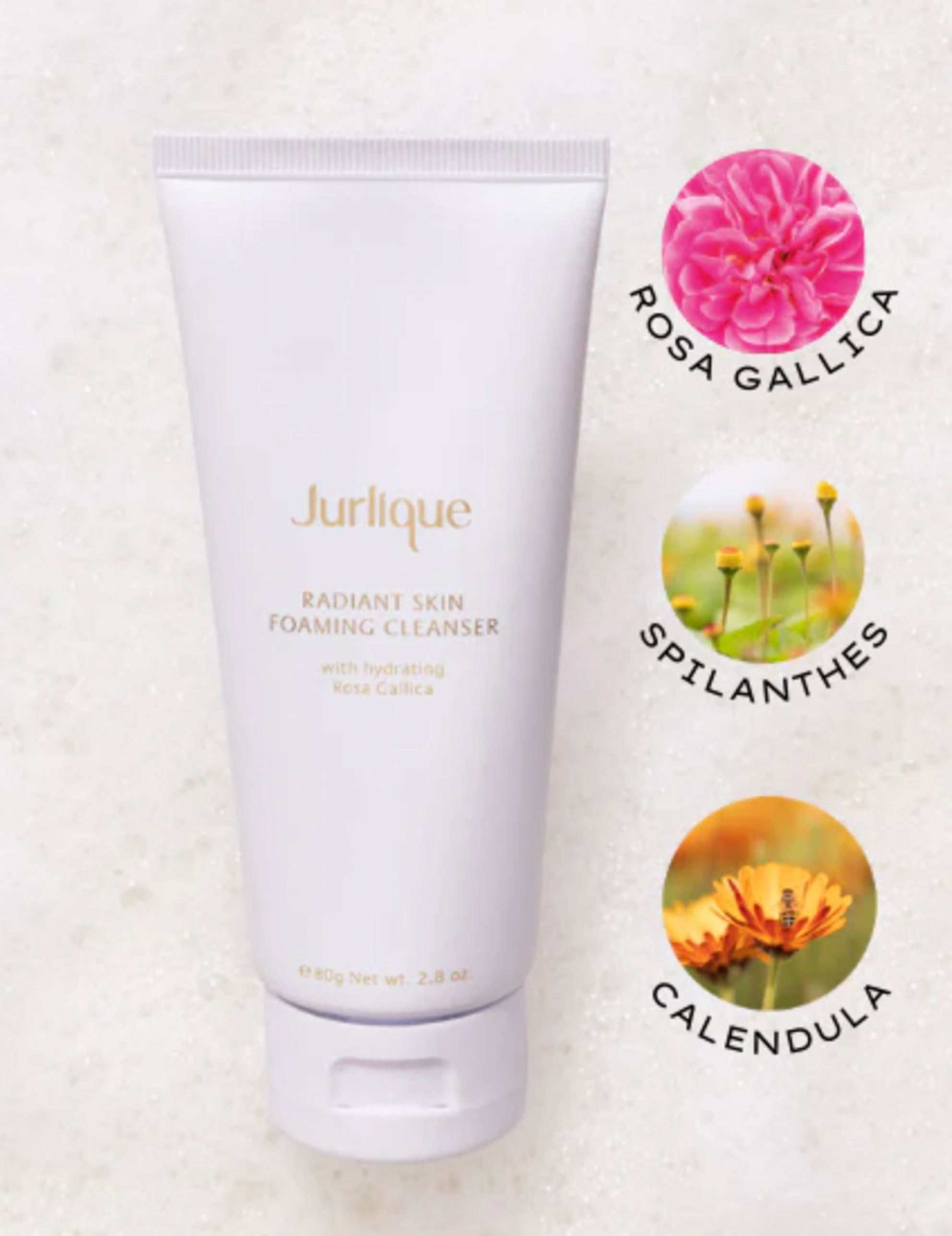 Radiant skin foaming cleanser