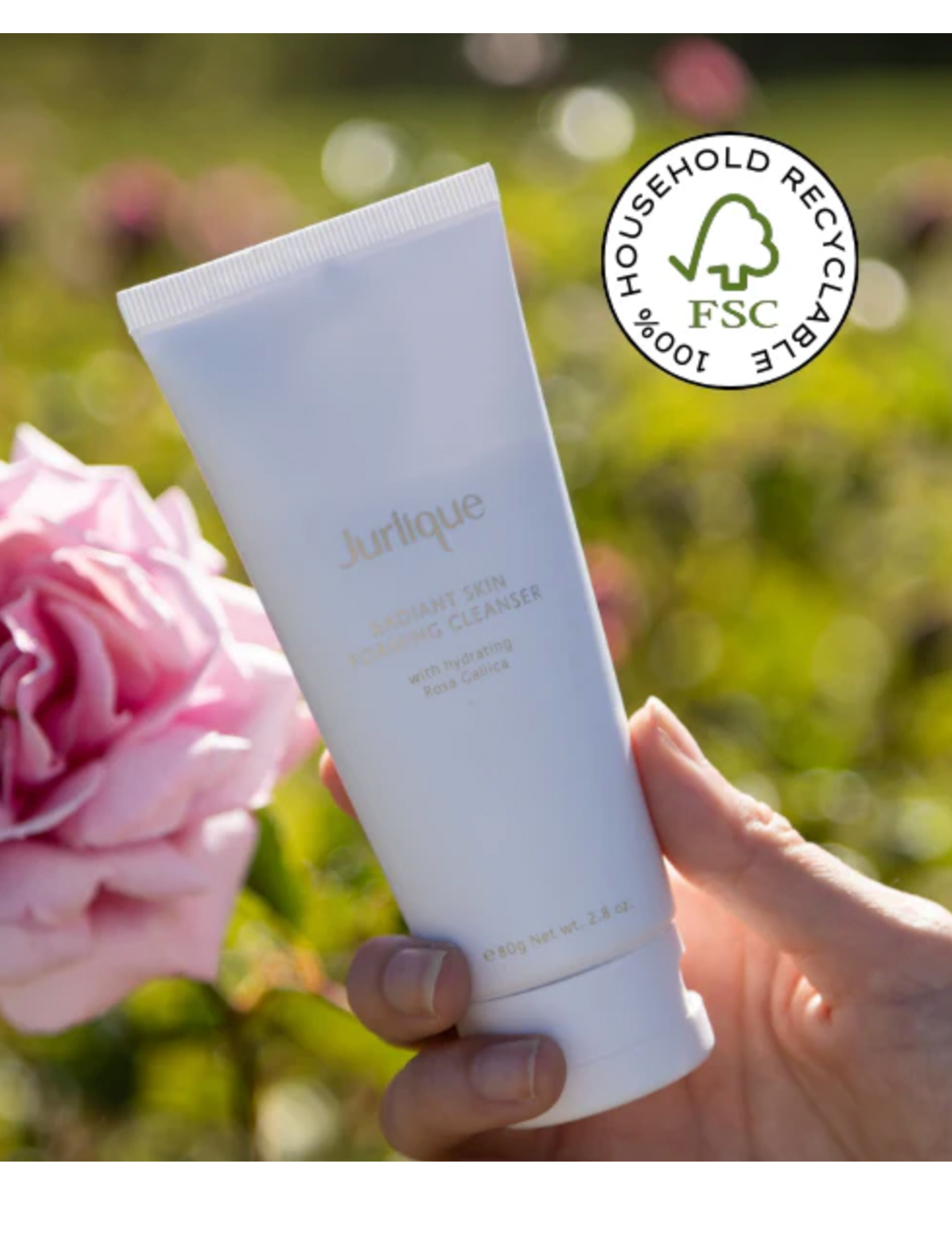 Radiant skin foaming cleanser