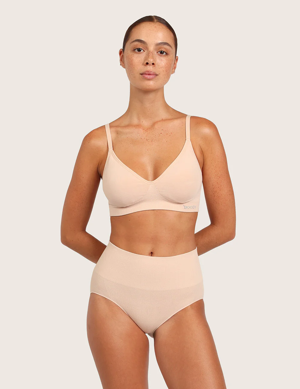 Shaper High Cut Full Briefs - Shell