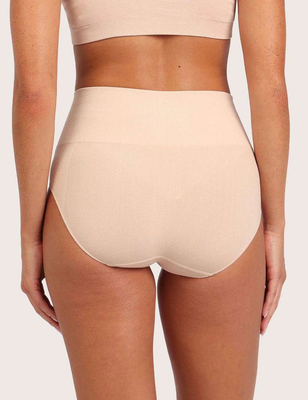 Shaper High Cut Full Briefs - Shell
