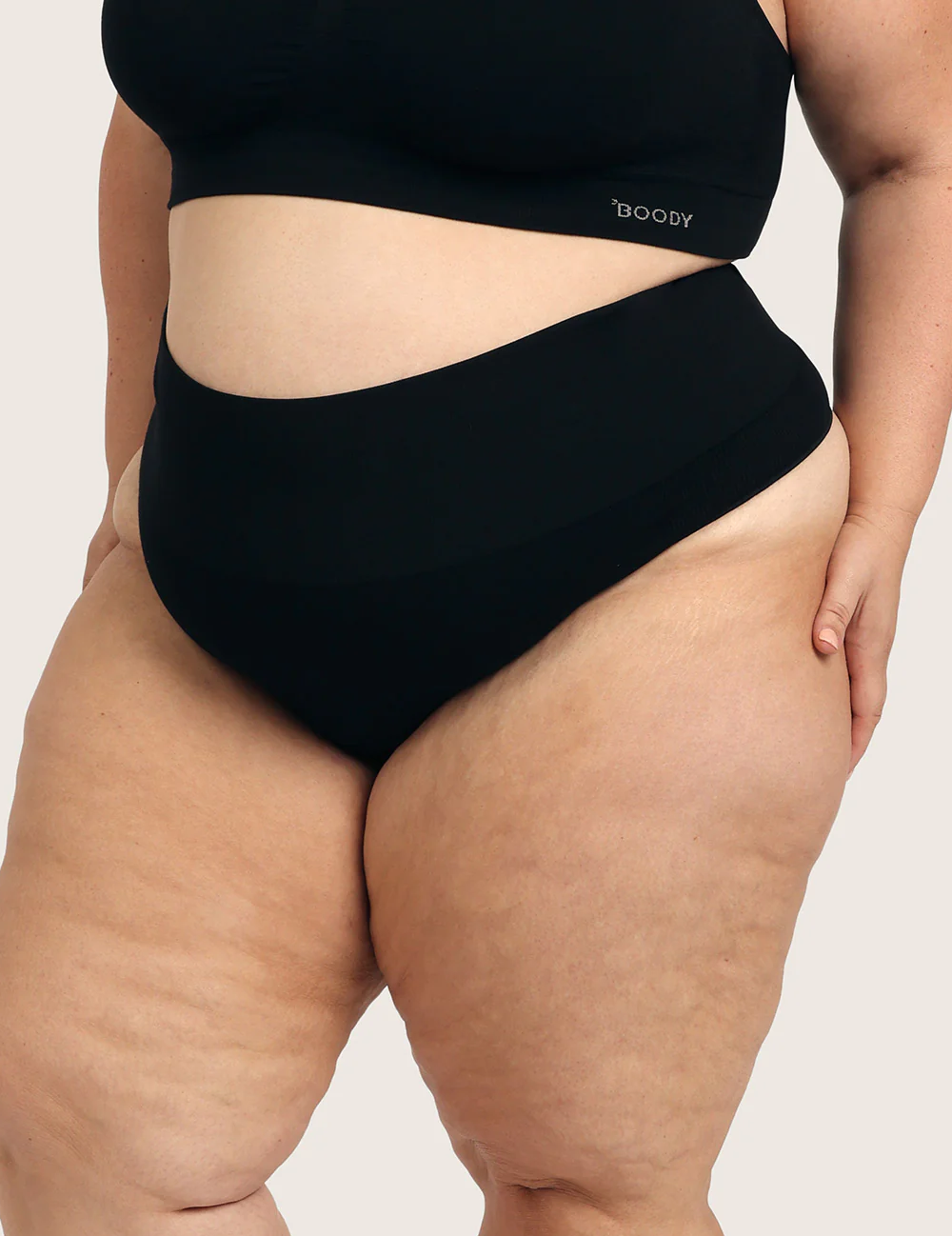 Shaper High Waist G-String - Black