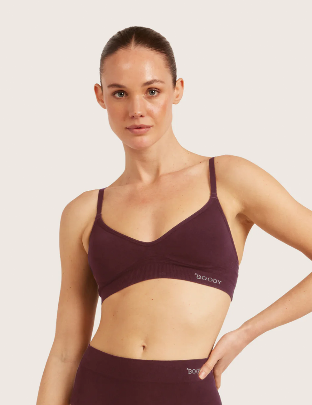 T-shirt Bra Wireless – Mulberry