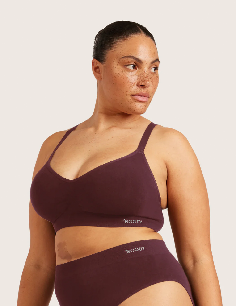 T-shirt Bra Wireless – Mulberry