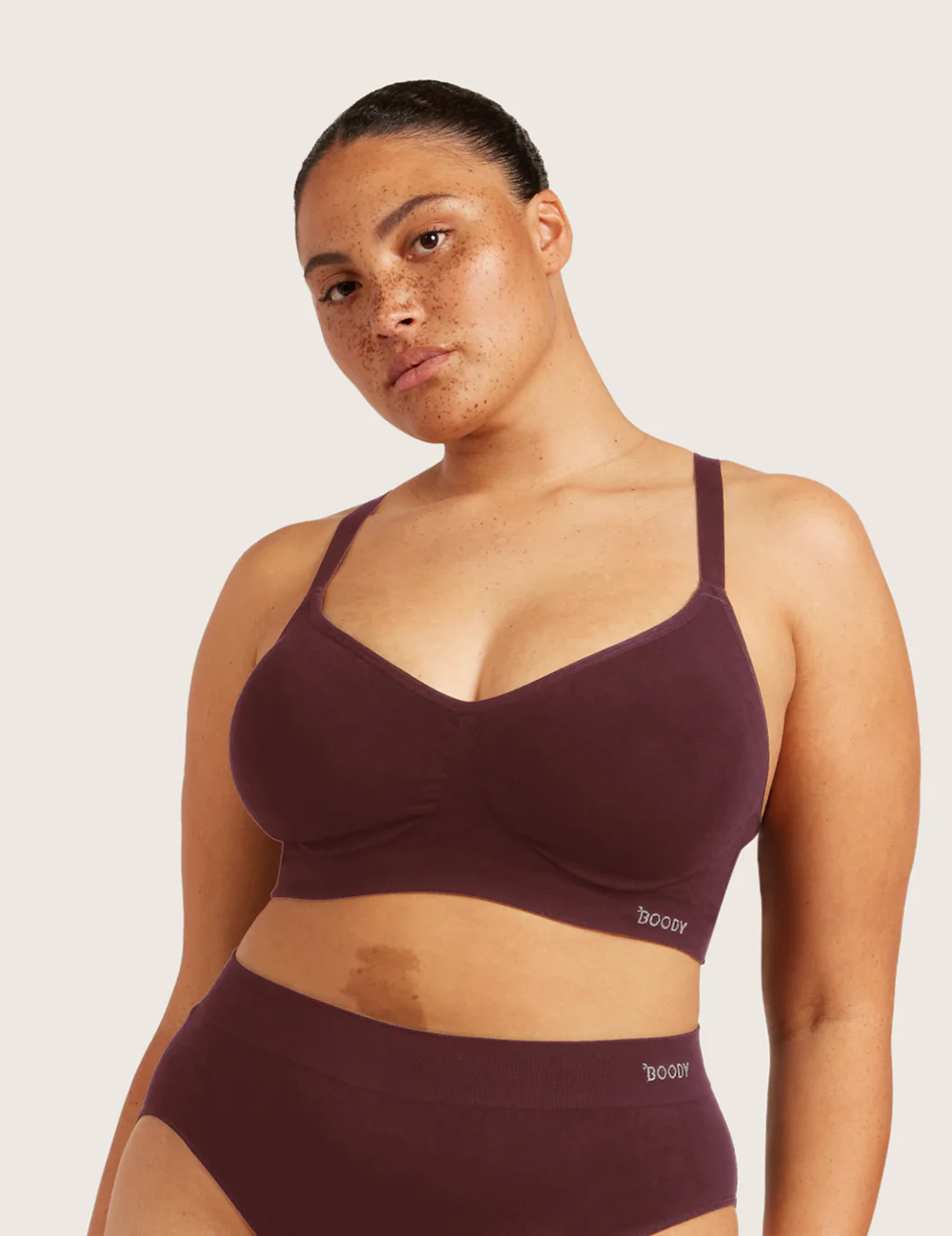 T-shirt Bra Wireless – Mulberry