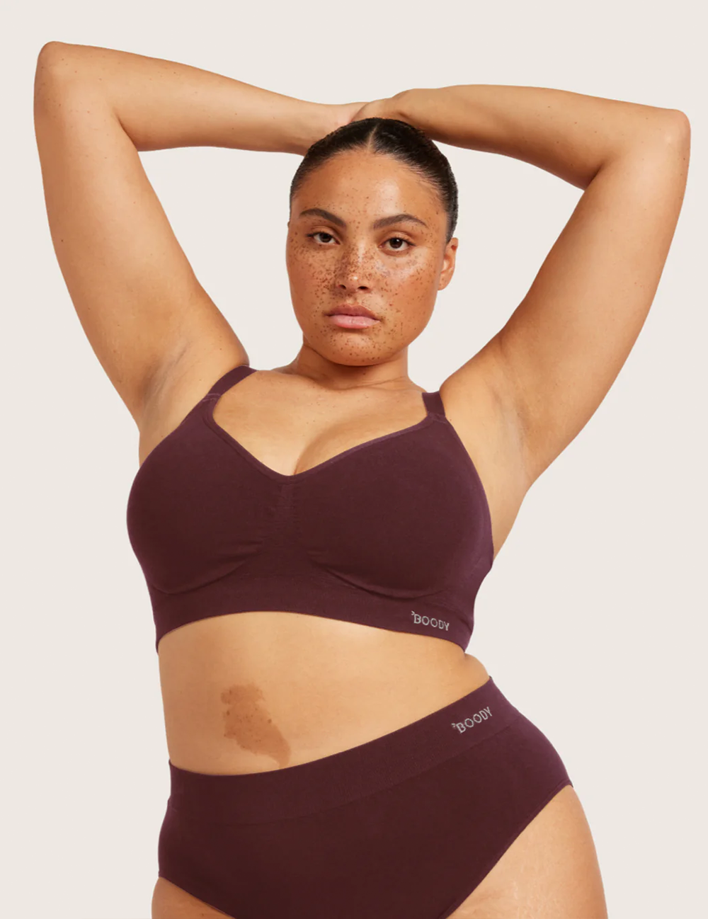 T-shirt Bra Wireless – Mulberry