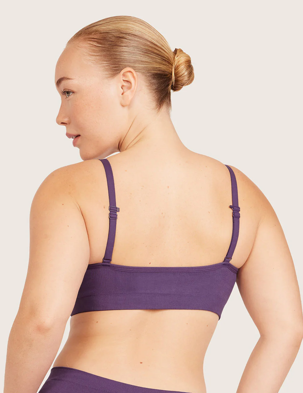 T-shirt Bra Wireless (B-DD) - Amethyst