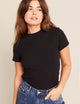 womens-ribbed-crew-neck-t-shirt-black