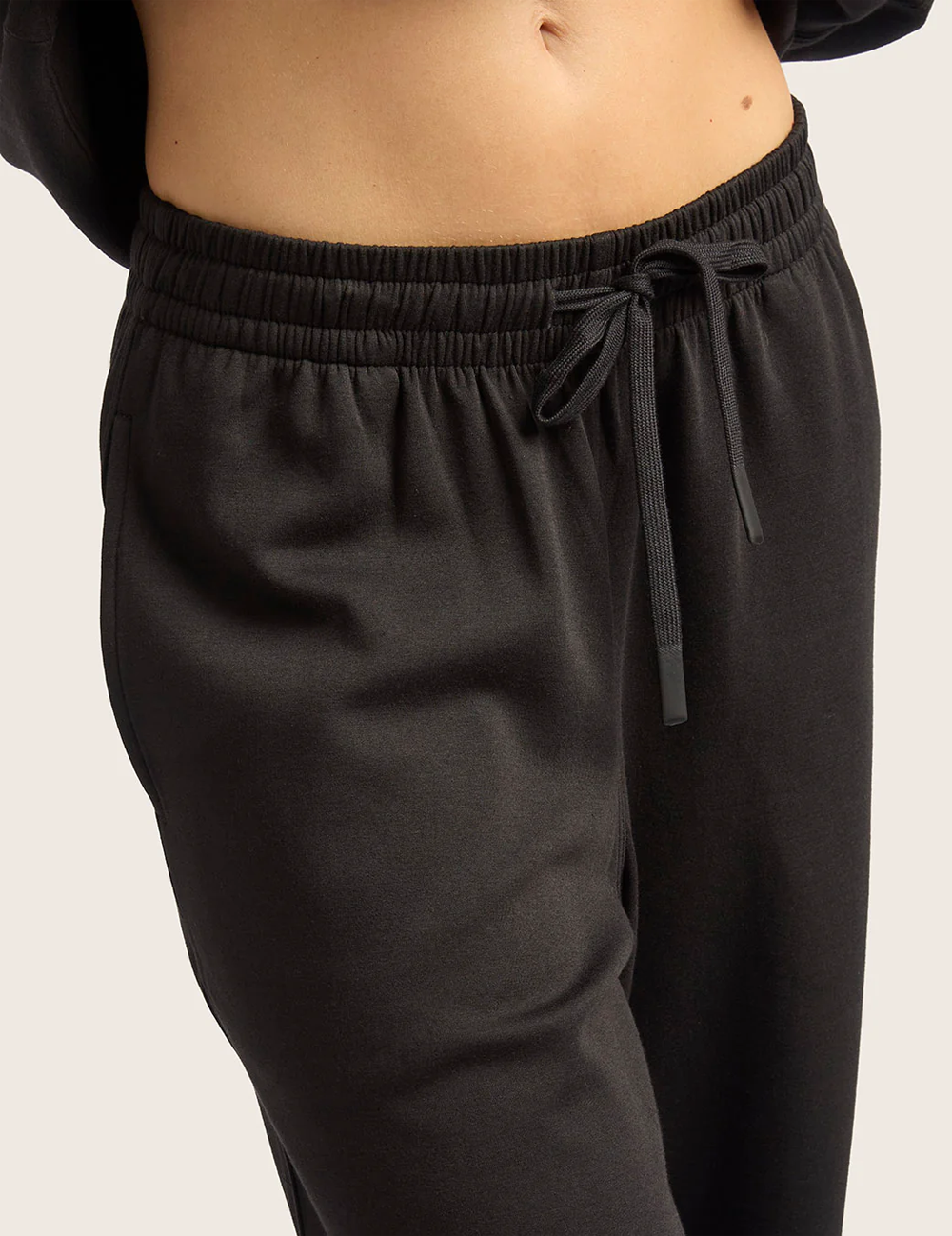Sweatpants med lige ben - Sort
