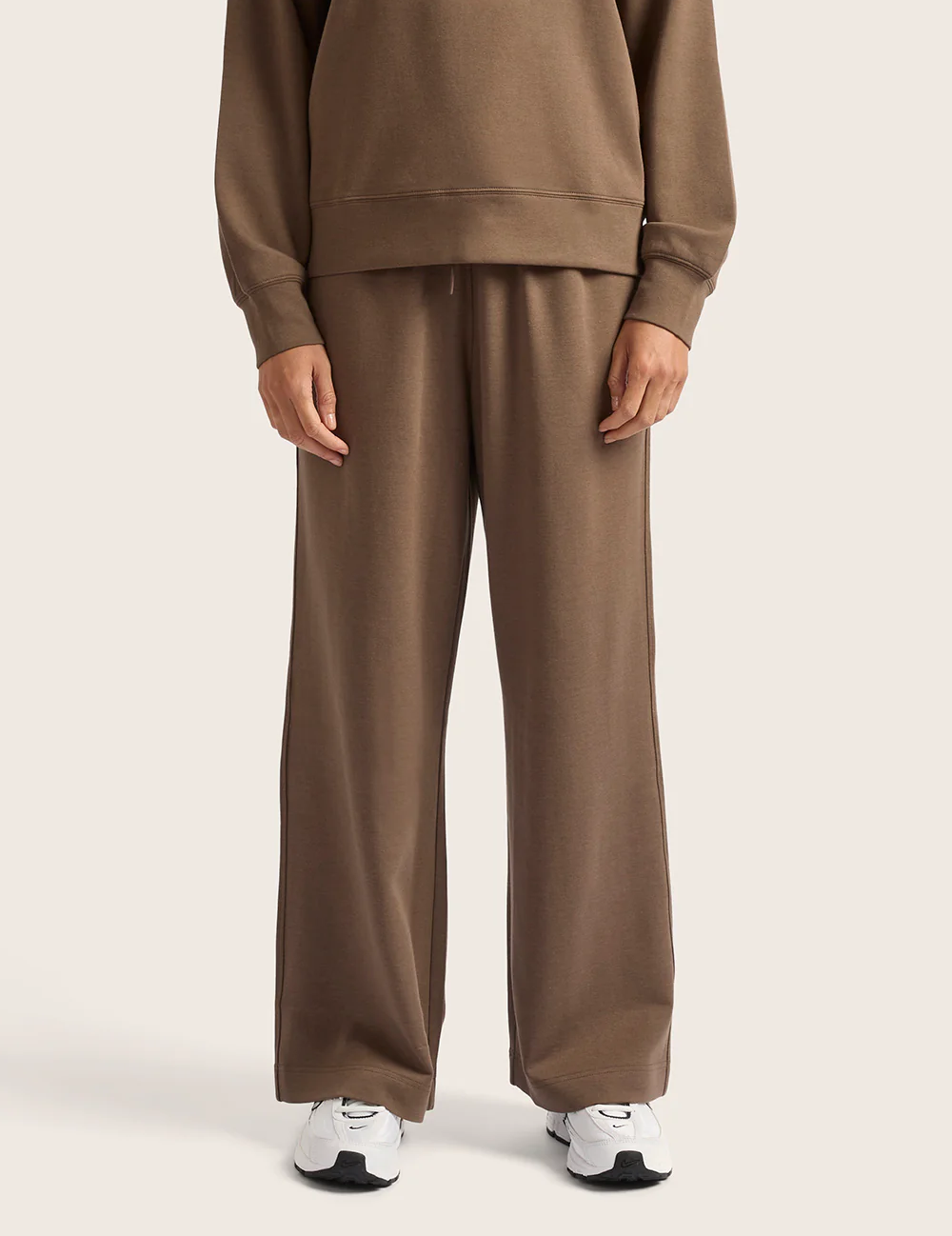 Sweatpants med lige ben - Oyster