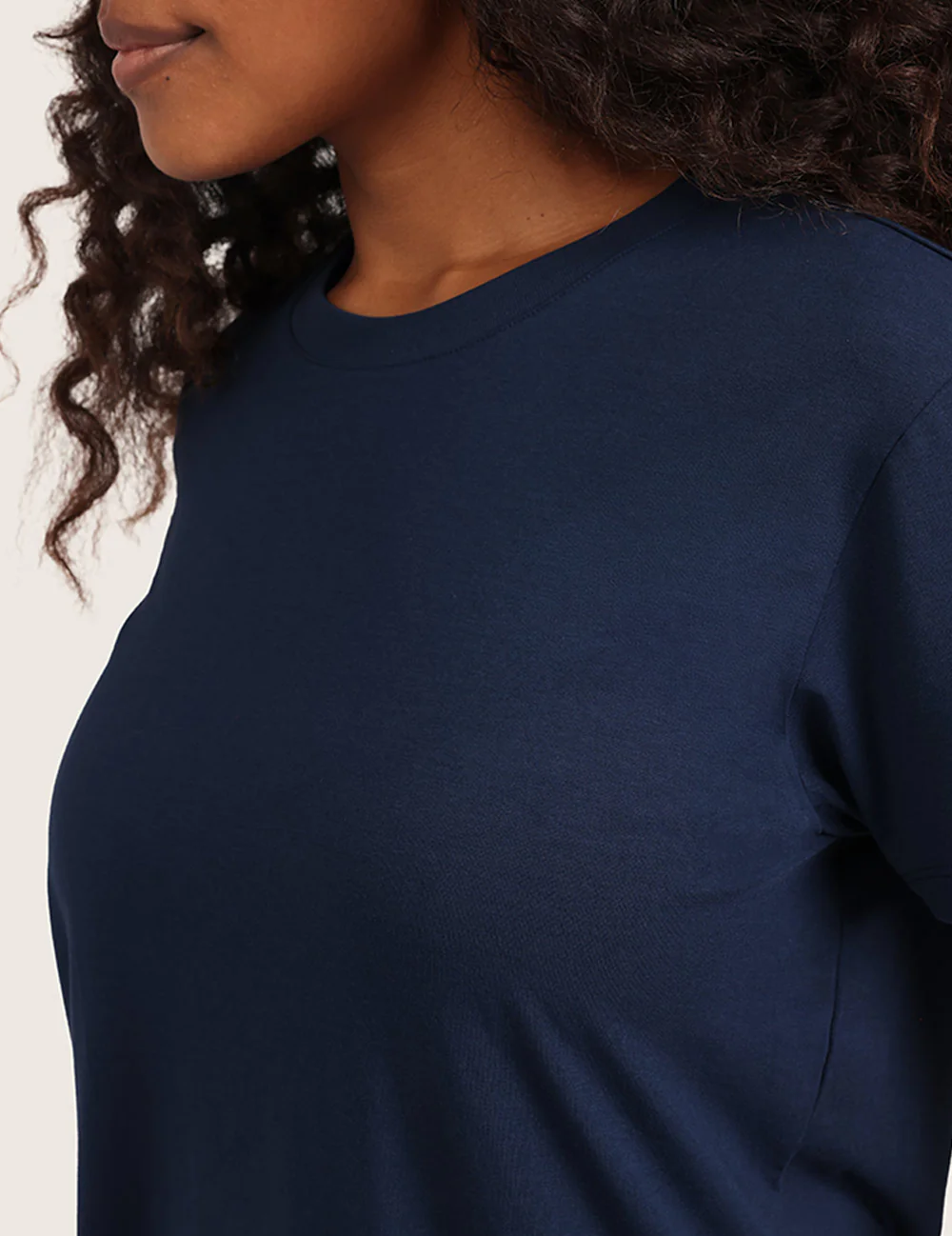 Women's Classic Crew Neck T-Shirt - Navy