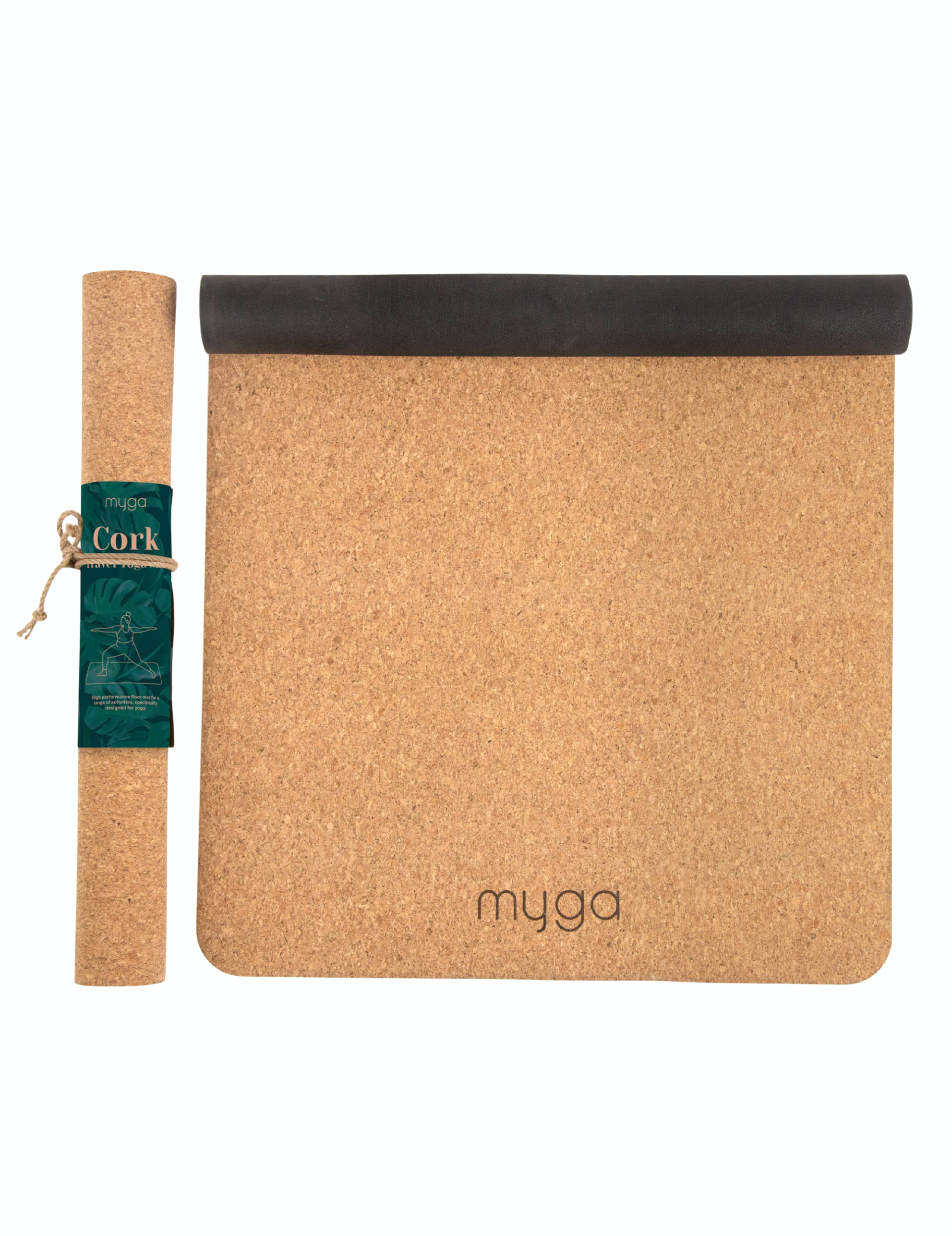 Rejse Kork/Gummi Yogamåtte