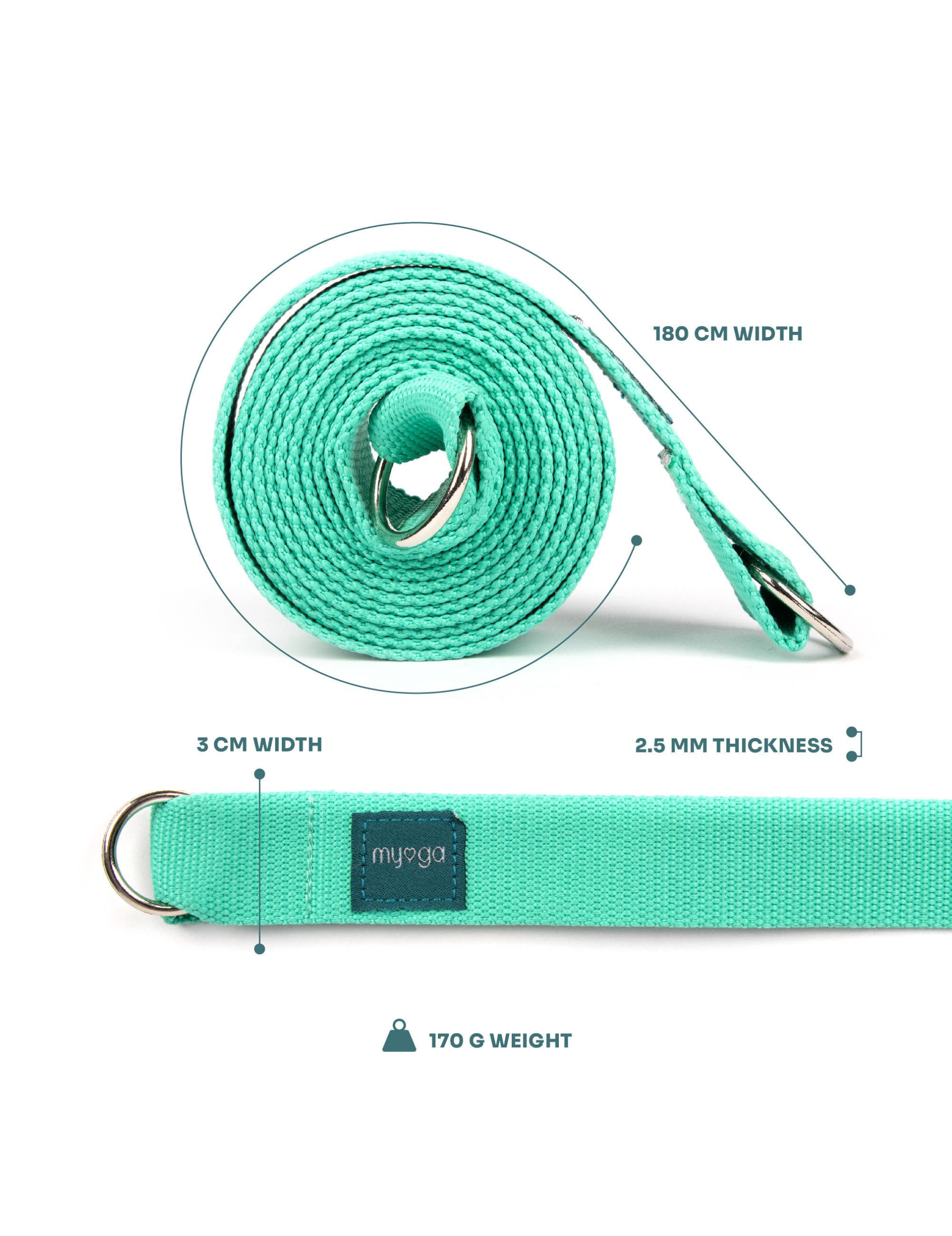 2-i-1 Yogastrop Farve