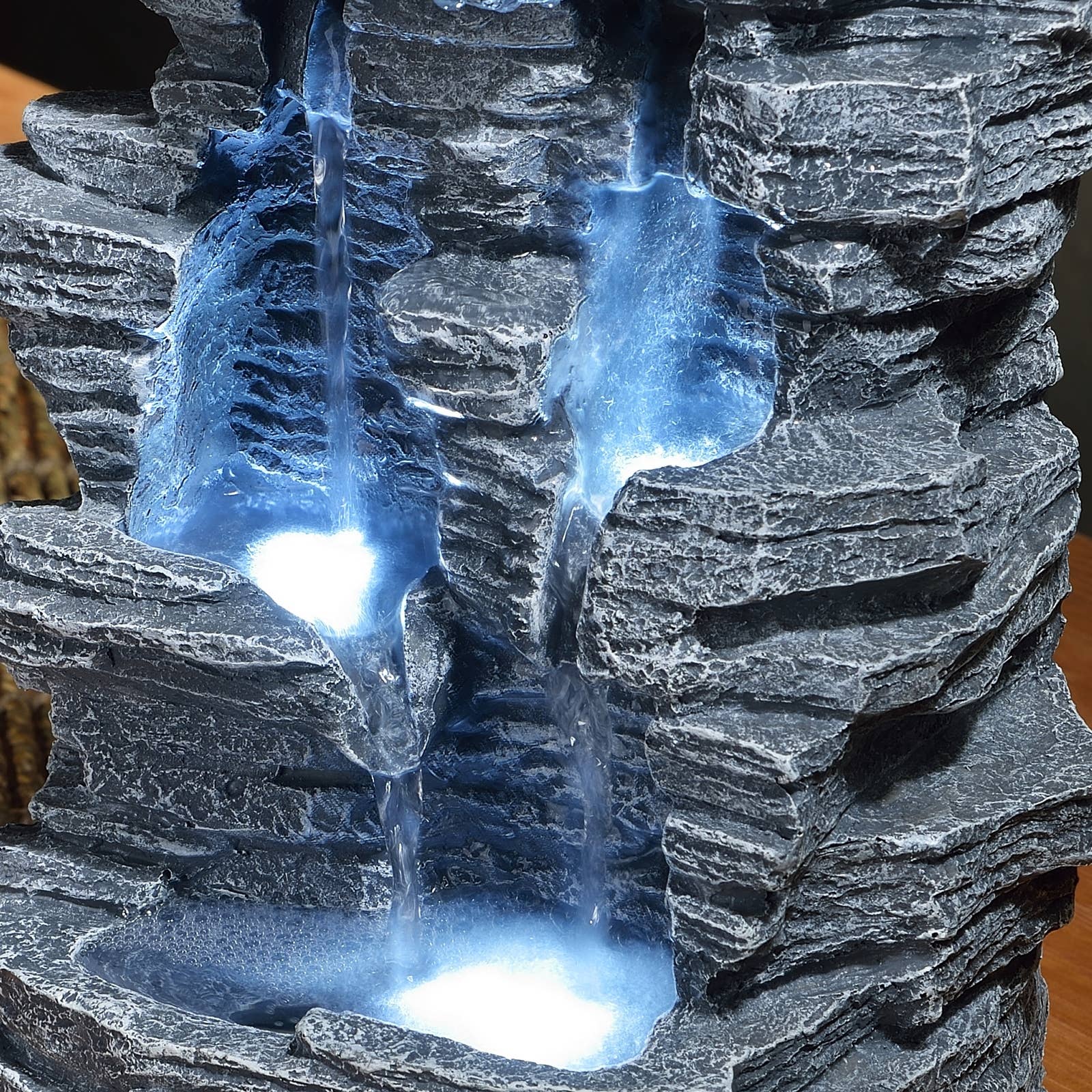 Grand Canyon Vandfaldsfontæne med LED
