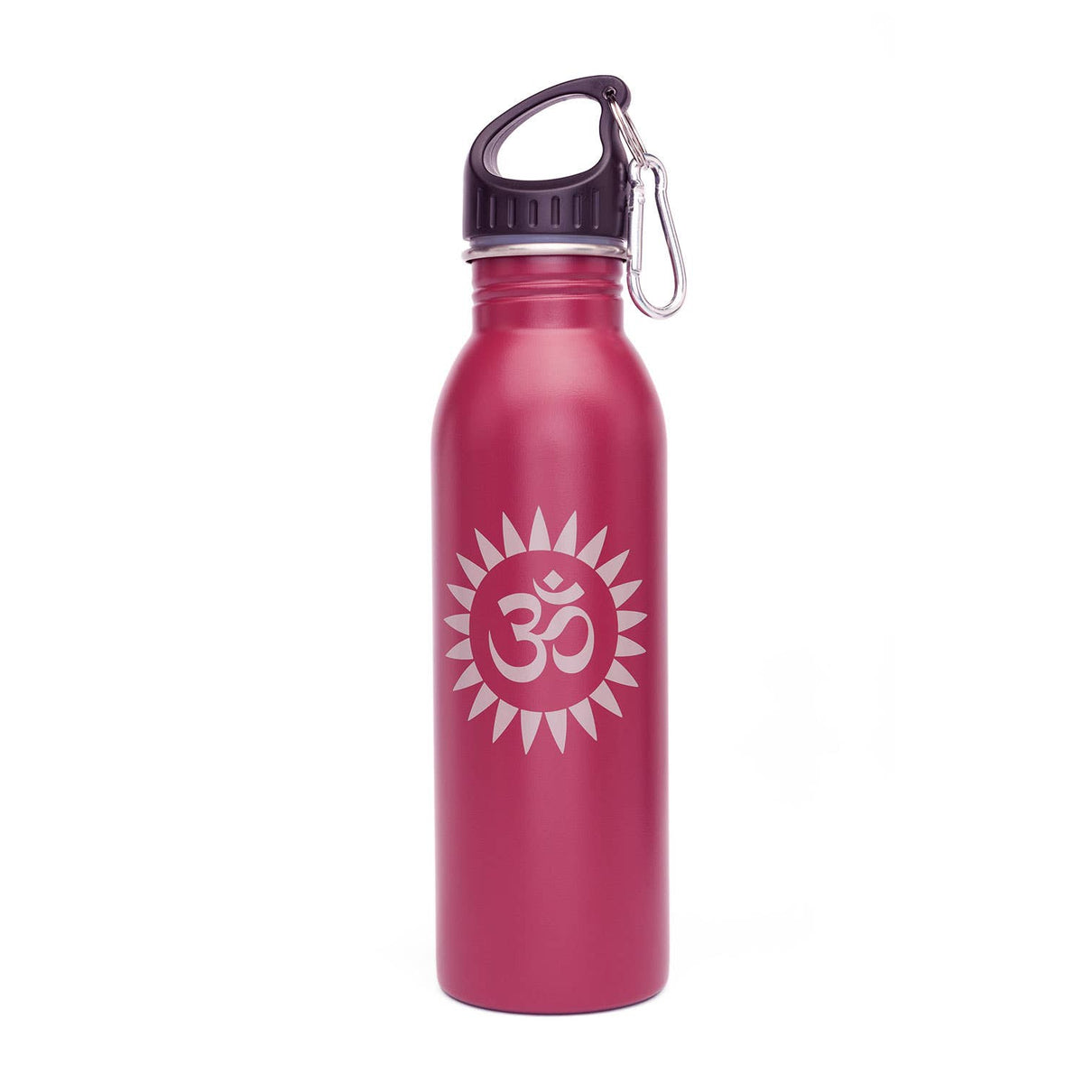 Bodynova vandflaske 700 ml – bordeaux med OM-motiv