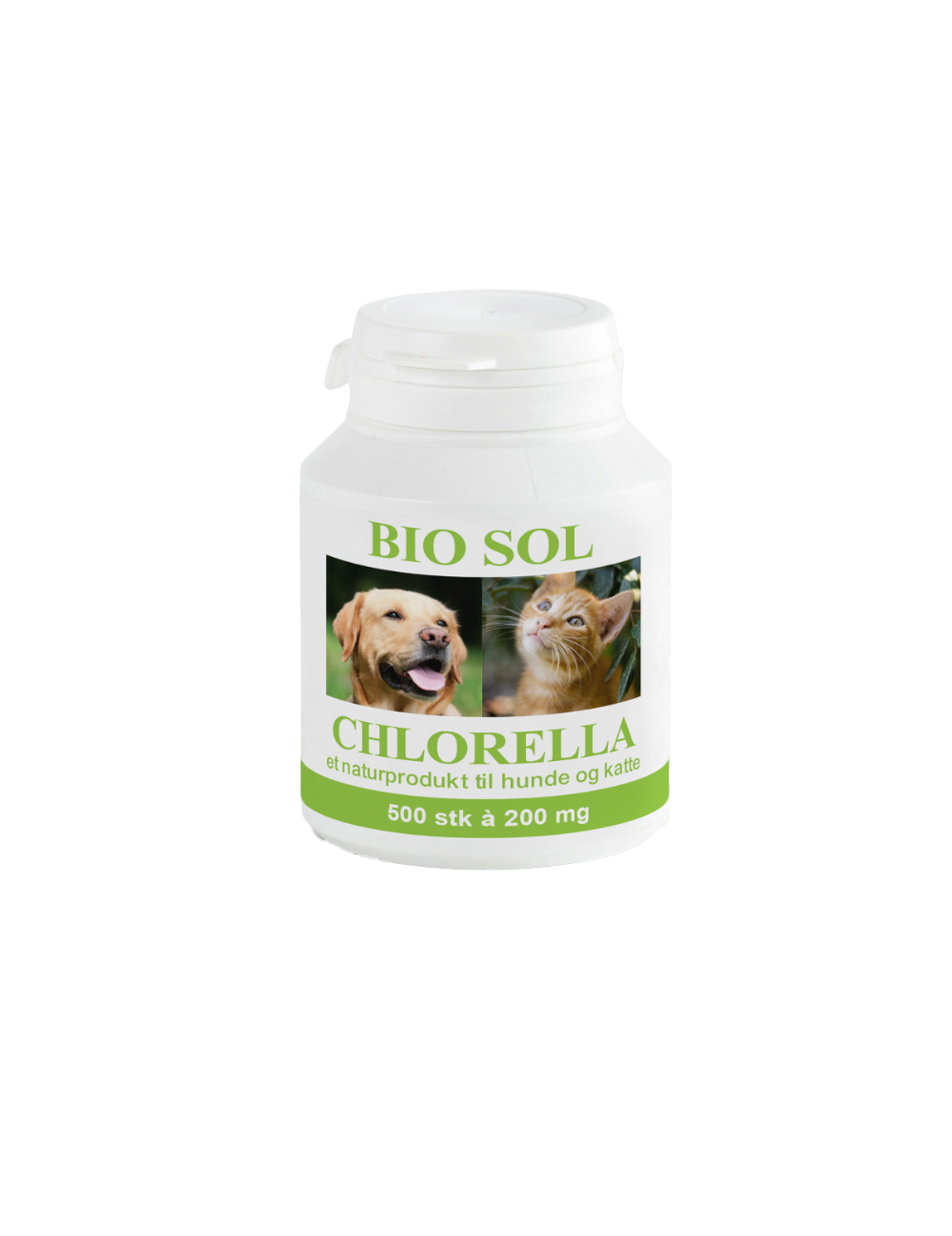 Chlorella Økologisk – Bio-Sol (til kat, hund og hest)