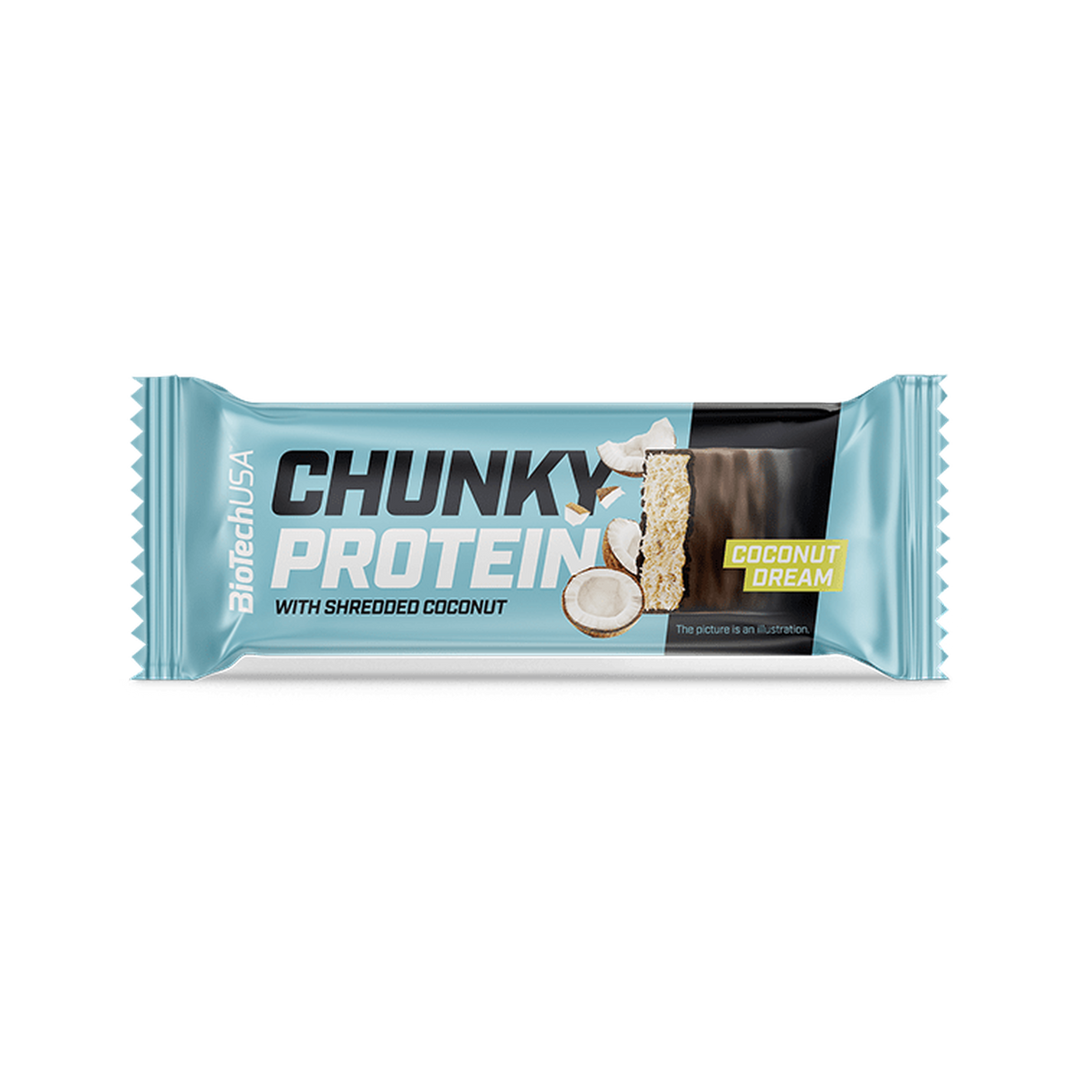 BioTechUSA Chunky Protein Bar 50 g – Coconut Dream