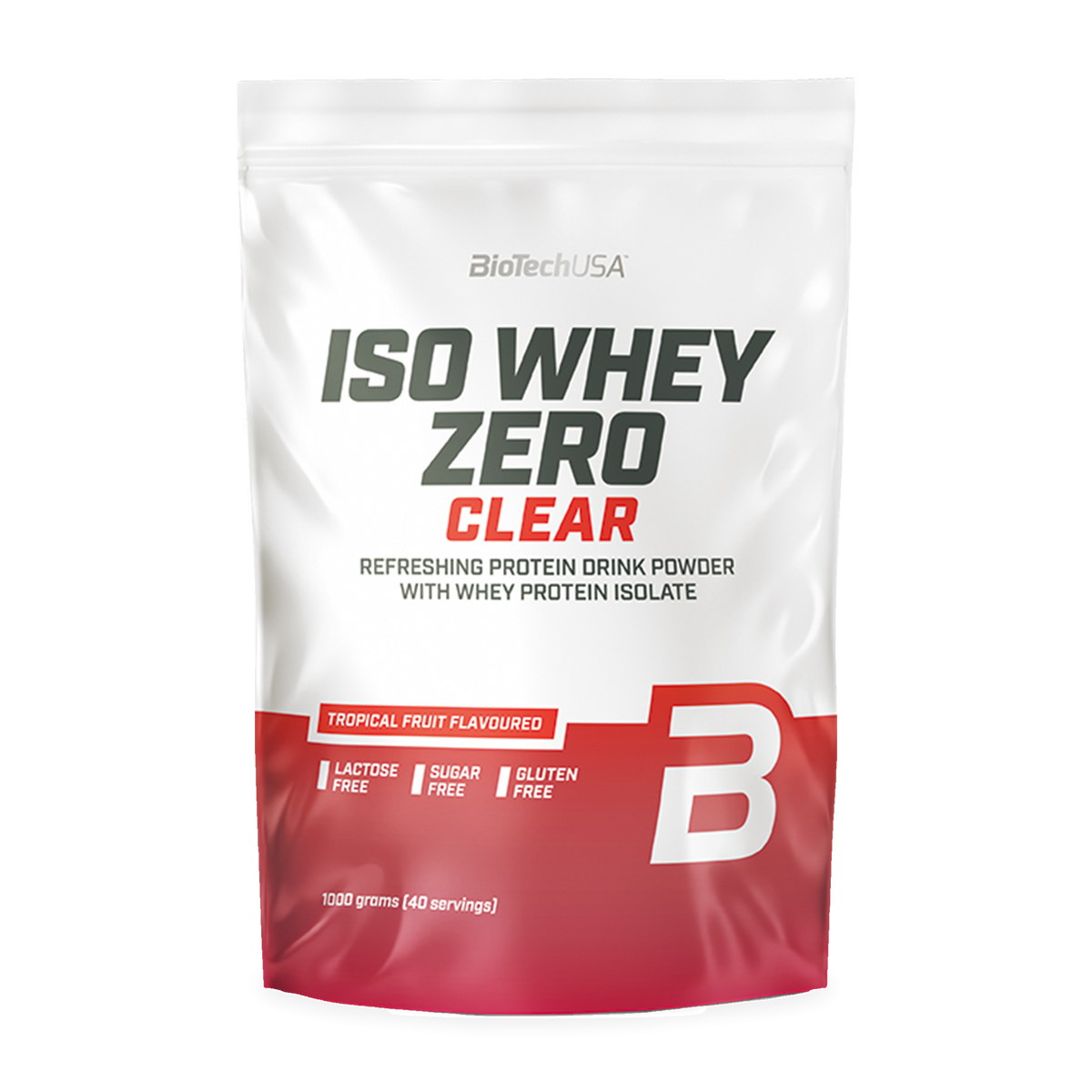 BioTechUSA Iso Whey Zero Clear Tropical Fruit, 1000 g