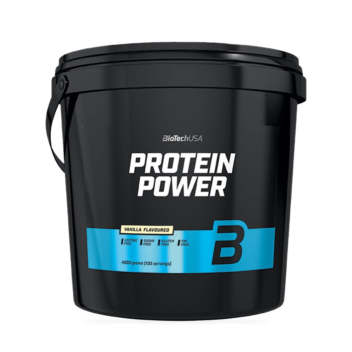 BioTechUSA Protein Power med vaniljesmag, 4000 g