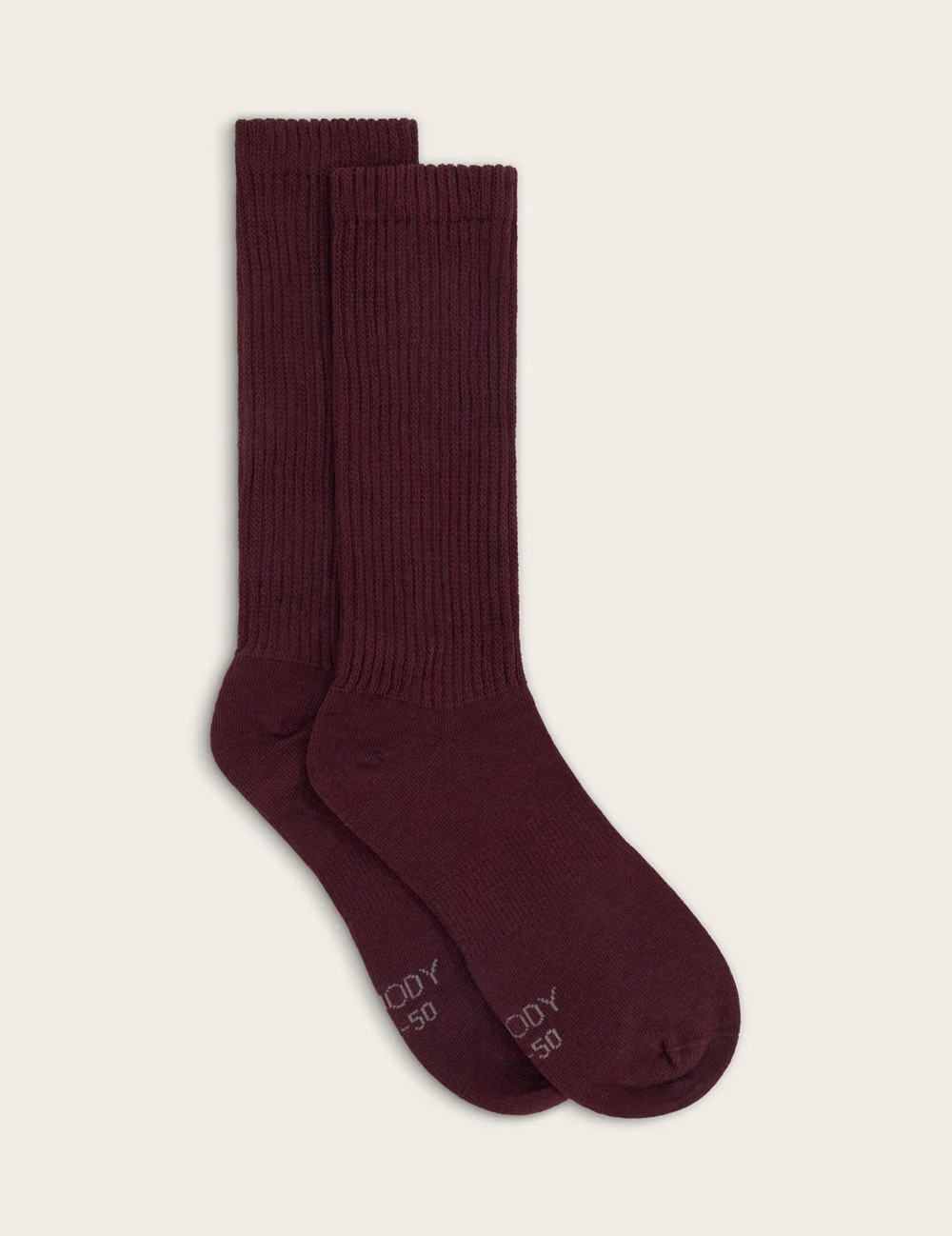 Boody Slouch Bambus Sokker i Mulberry, produktfoto