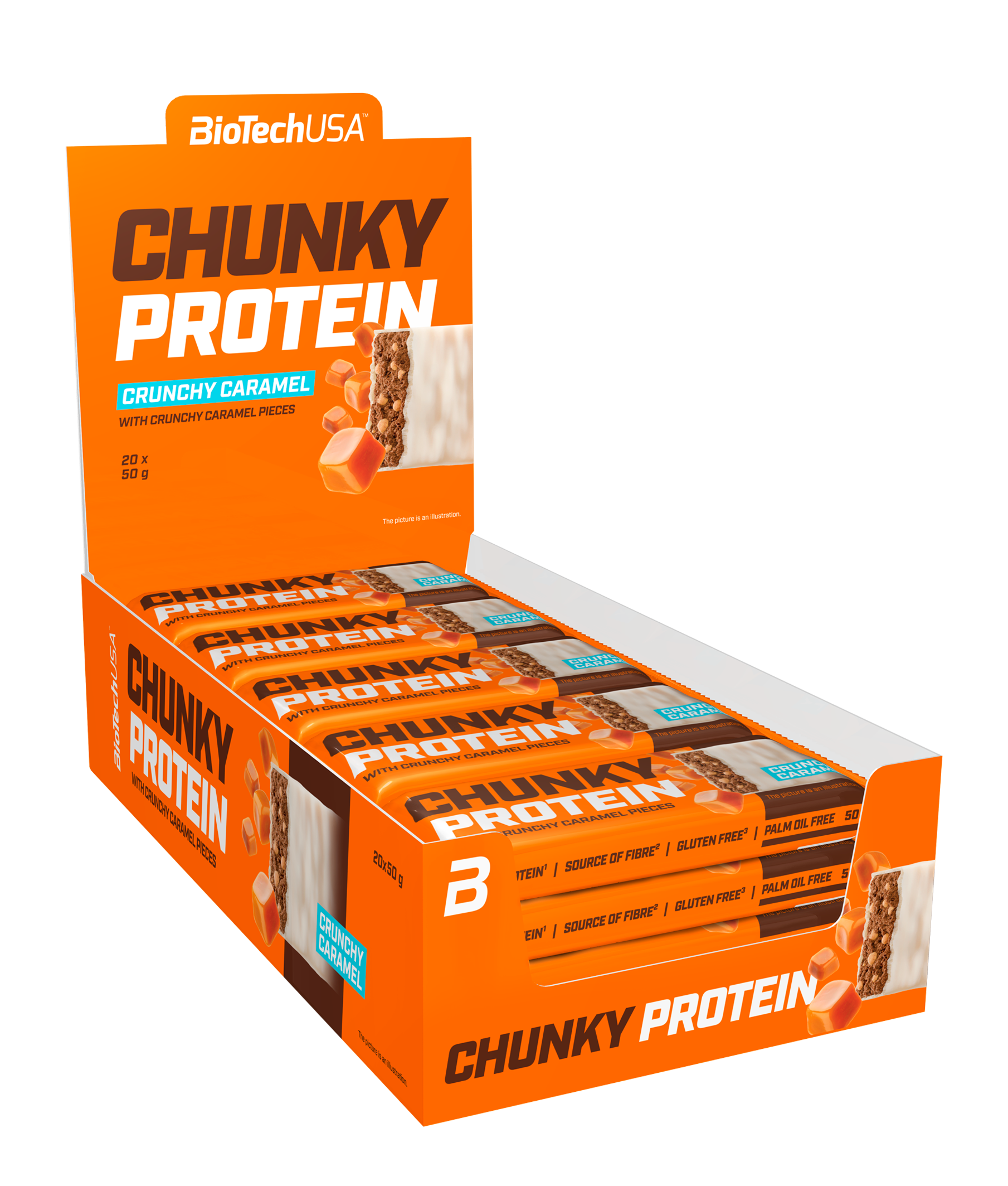 Chunky Protein - Crunchy Caramel (20stk.)