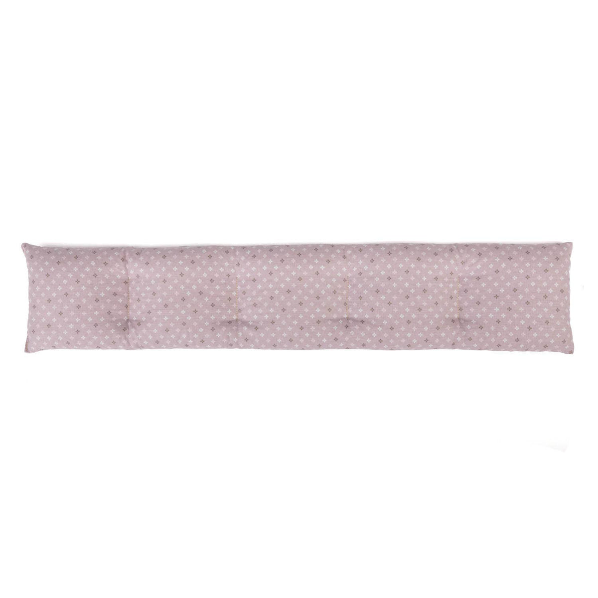 Kornpude med lavendel – gammelrosa, 5 kamre, 60 × 12 cm