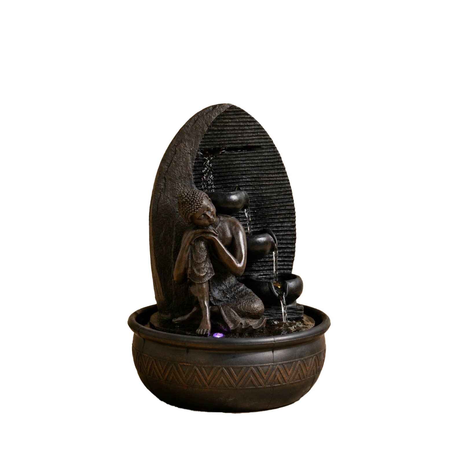 Grace Buddha Fontæne med LED