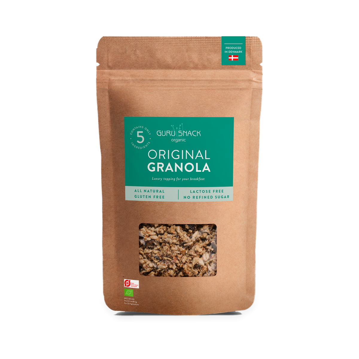 Guru Snack Original Granola – økologisk