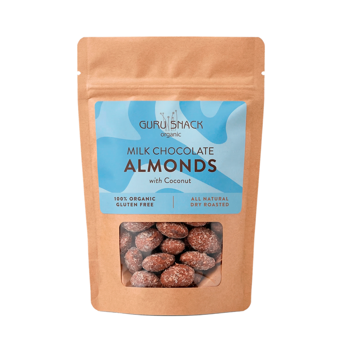 Guru Snack Milk Chocolate Almonds with Coconut