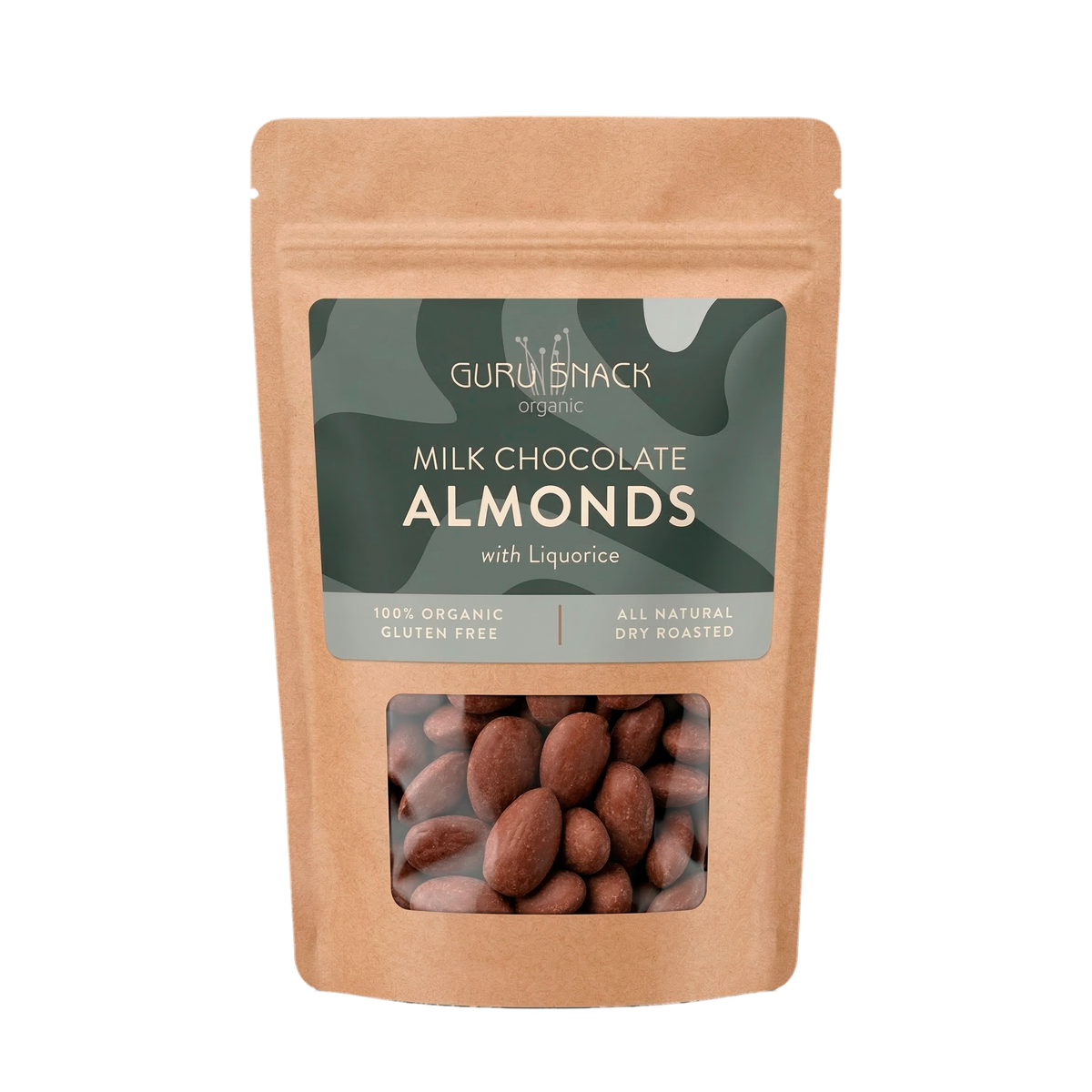 Guru Snack Milk Chocolate Almonds with Licorice