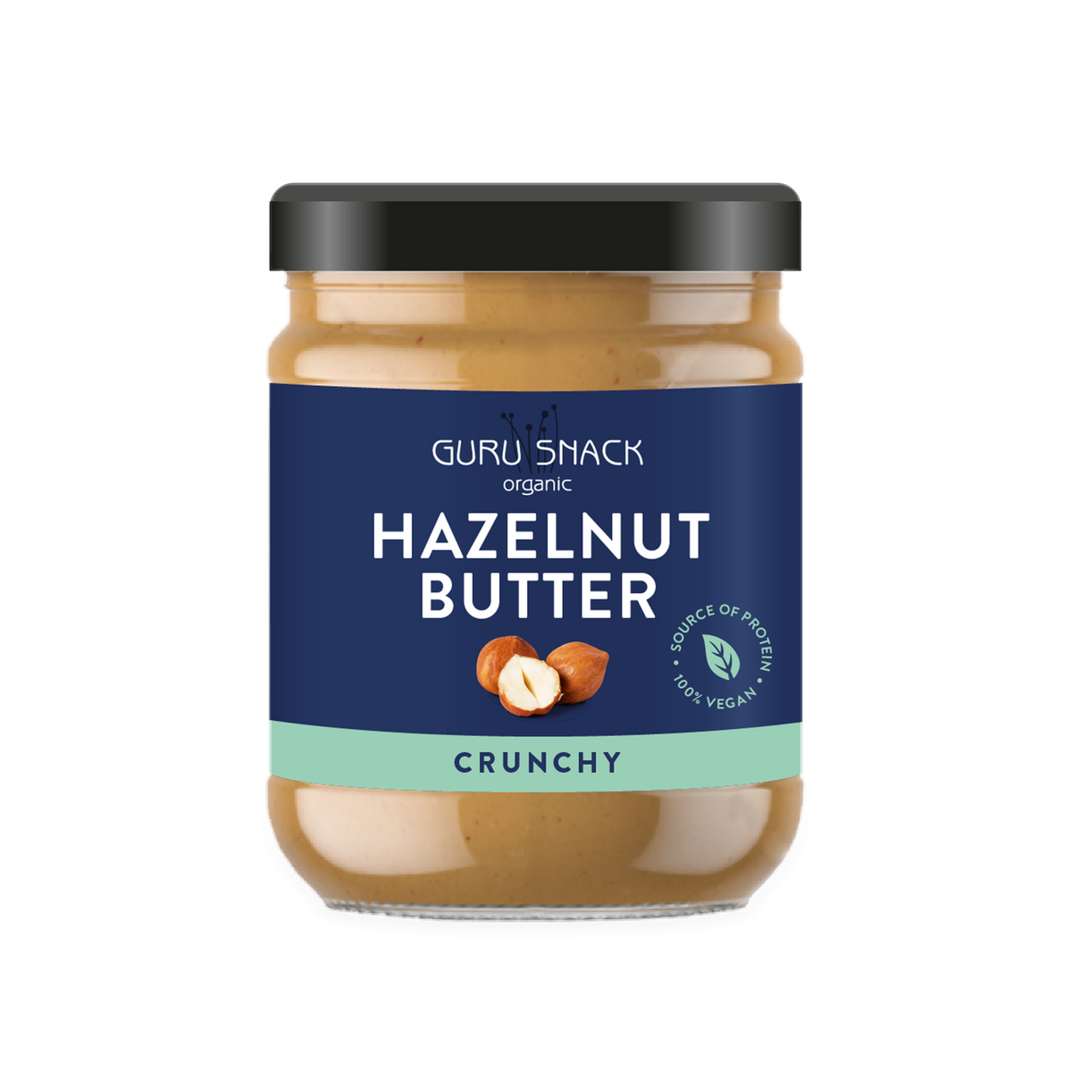 Guru Snack Hazelnut Butter Crunchy – økologisk (250 g)