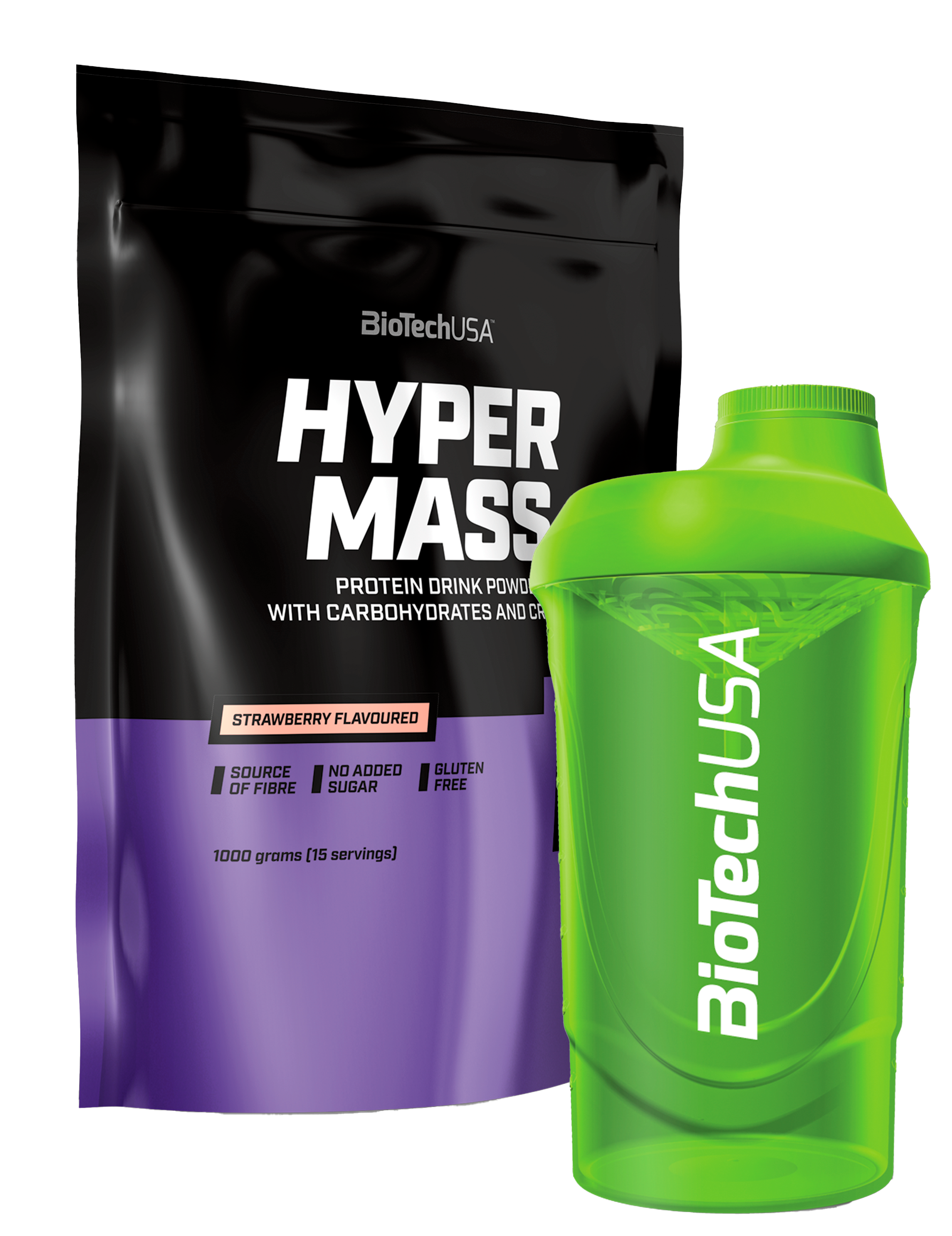 Hyper Mass (1000g)+gratis valgfri Shaker