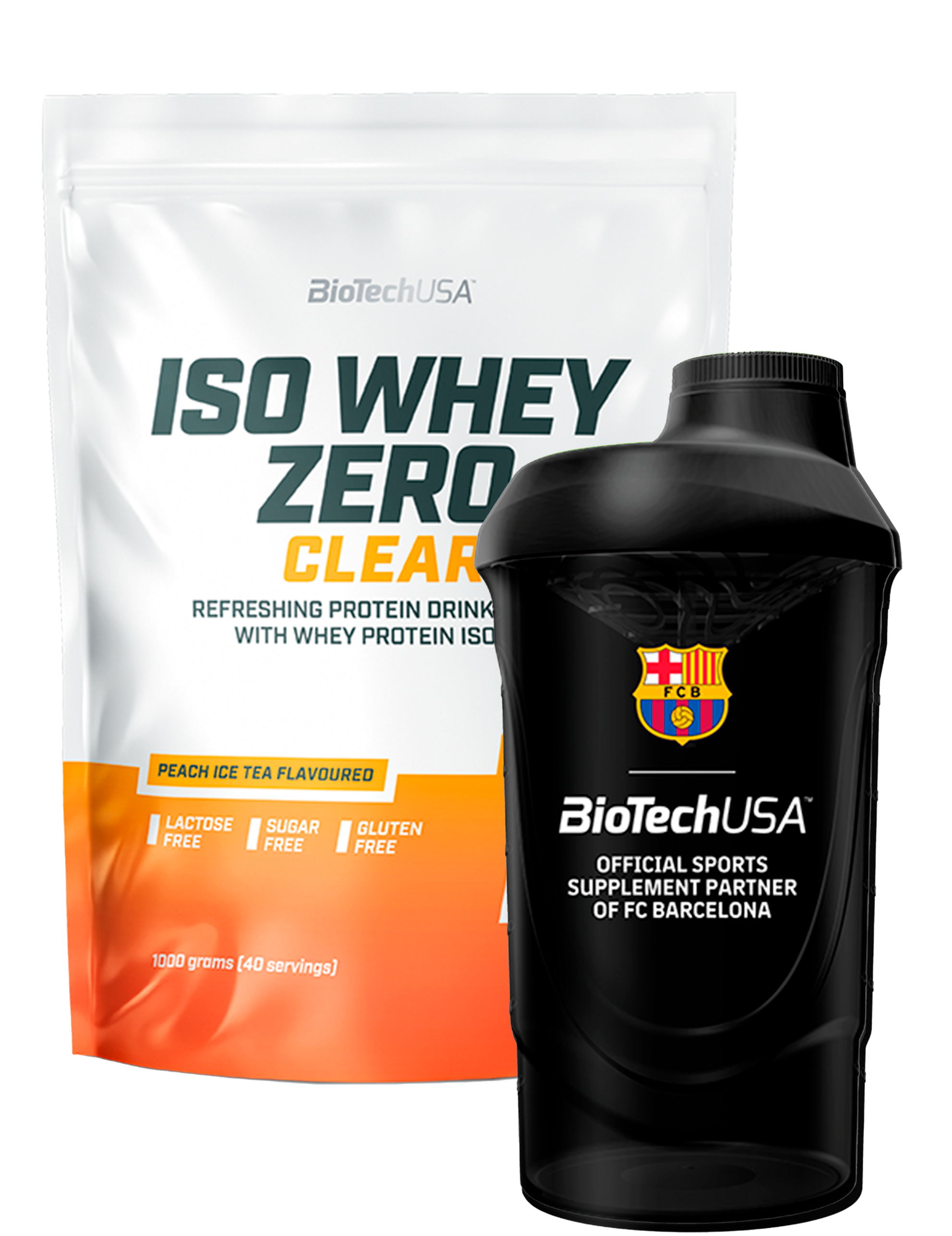 Iso Whey Zero Clear (1000g)+gratis valgfri Shaker