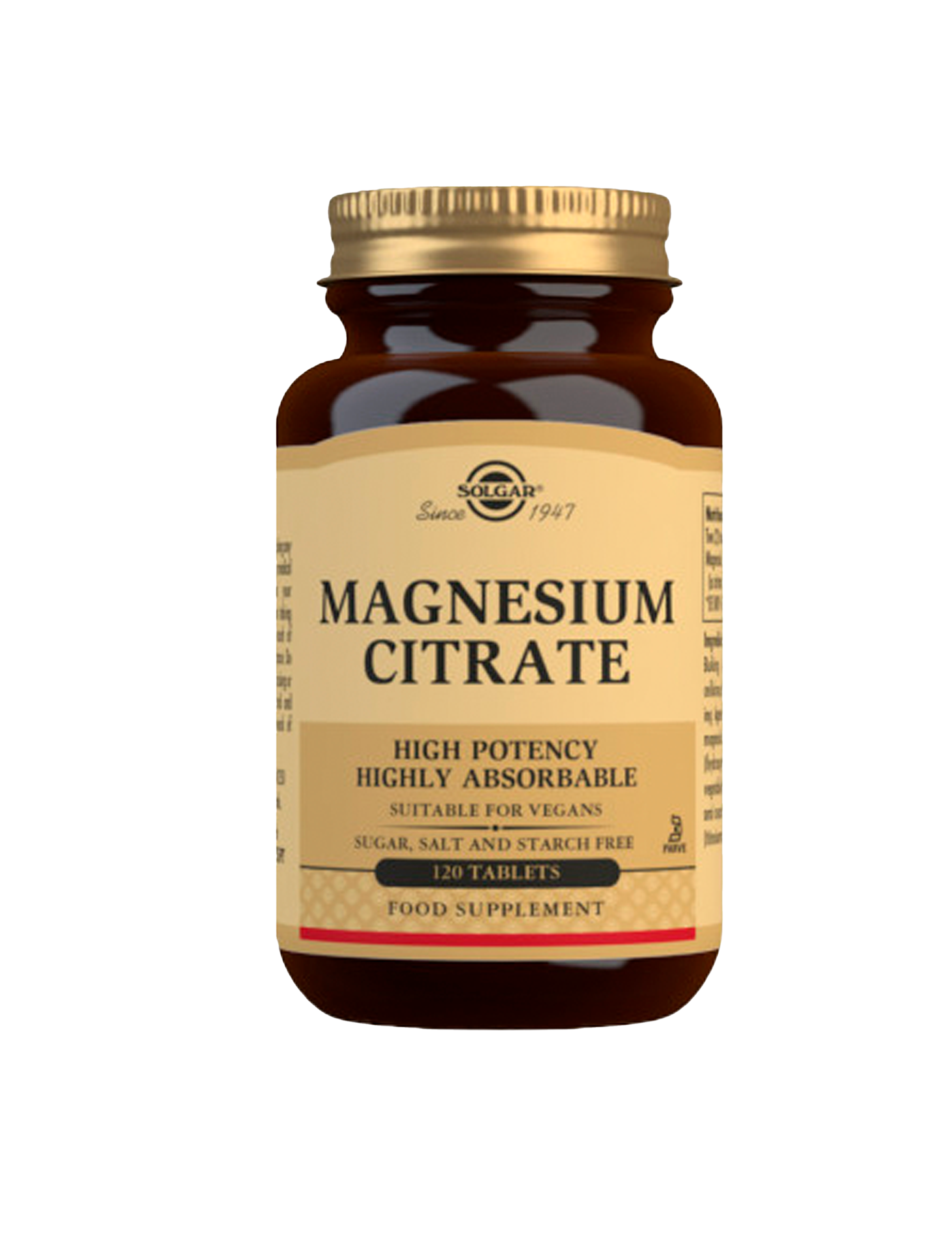 Magnesium citrat 200mg (120 tabletter)