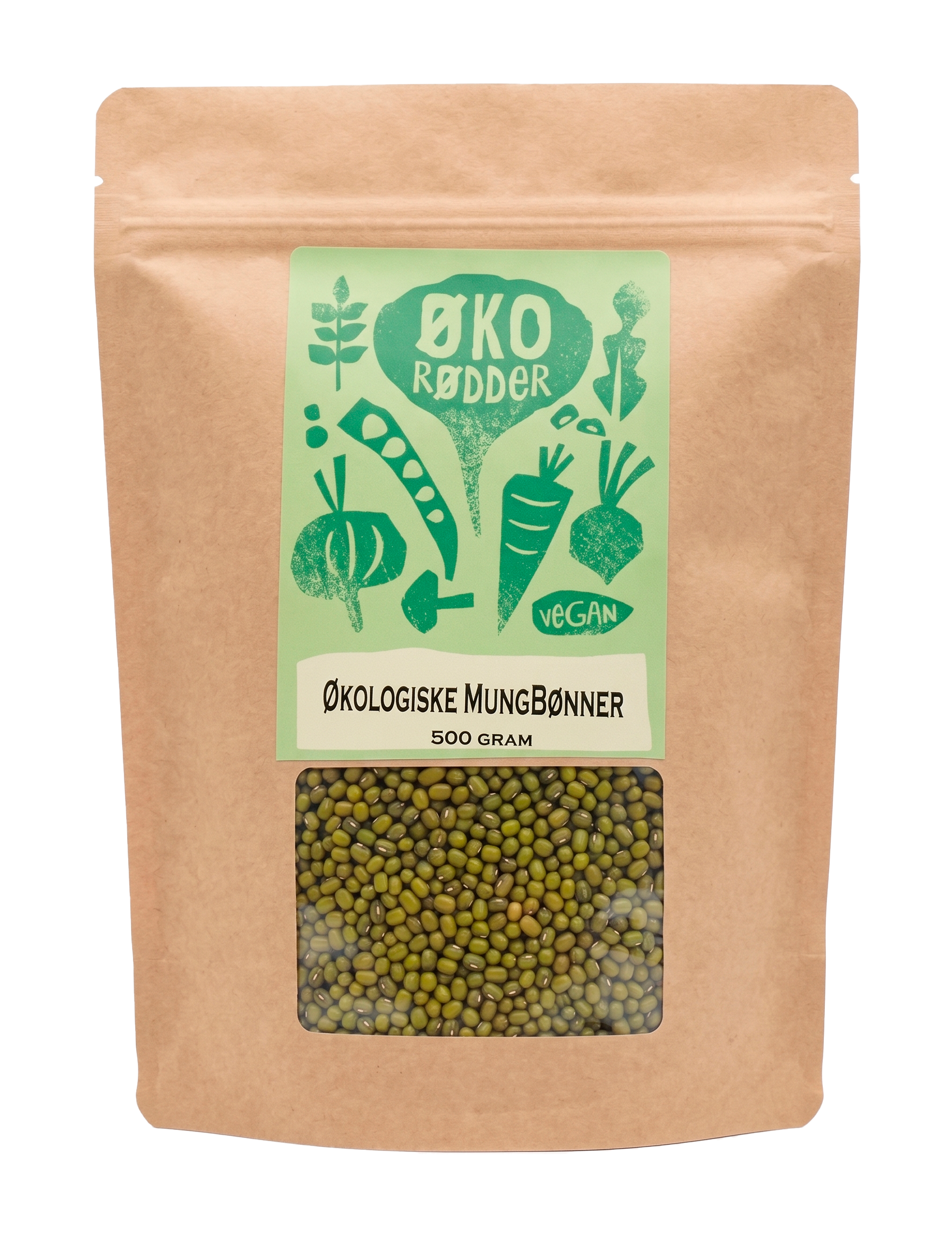 Økologiske Mungbønner (500g)