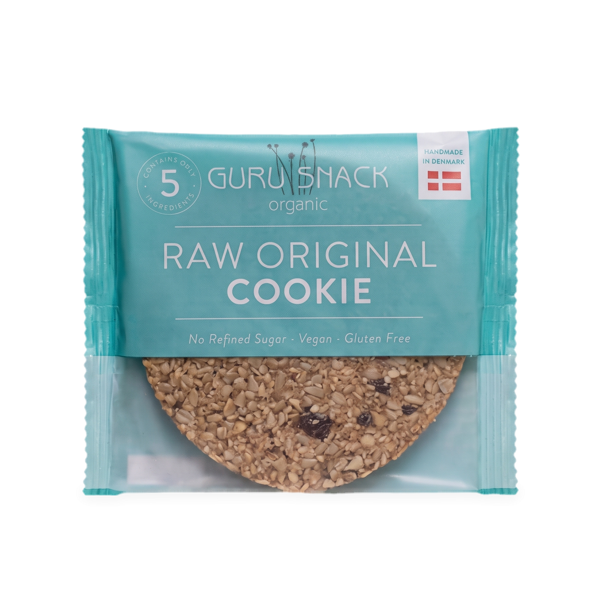 Guru Snack Raw Cookie Original – økologisk