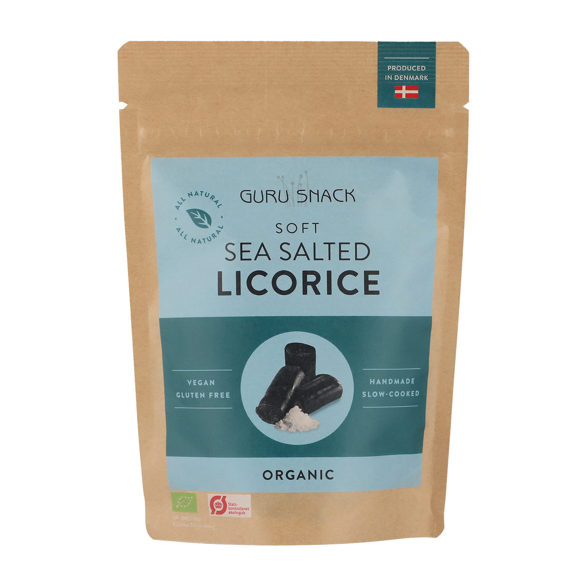 Guru Snack Sea Salted Licorice – økologisk