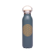 Bodynova Isoleret Flower of Life-vandflaske – 600 ml, mat antracit