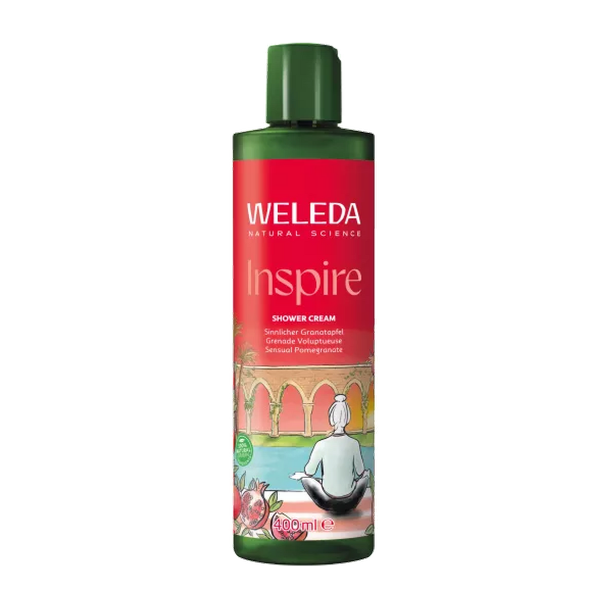 Weleda Inspire Shower Cream – granatæble – 400 ml