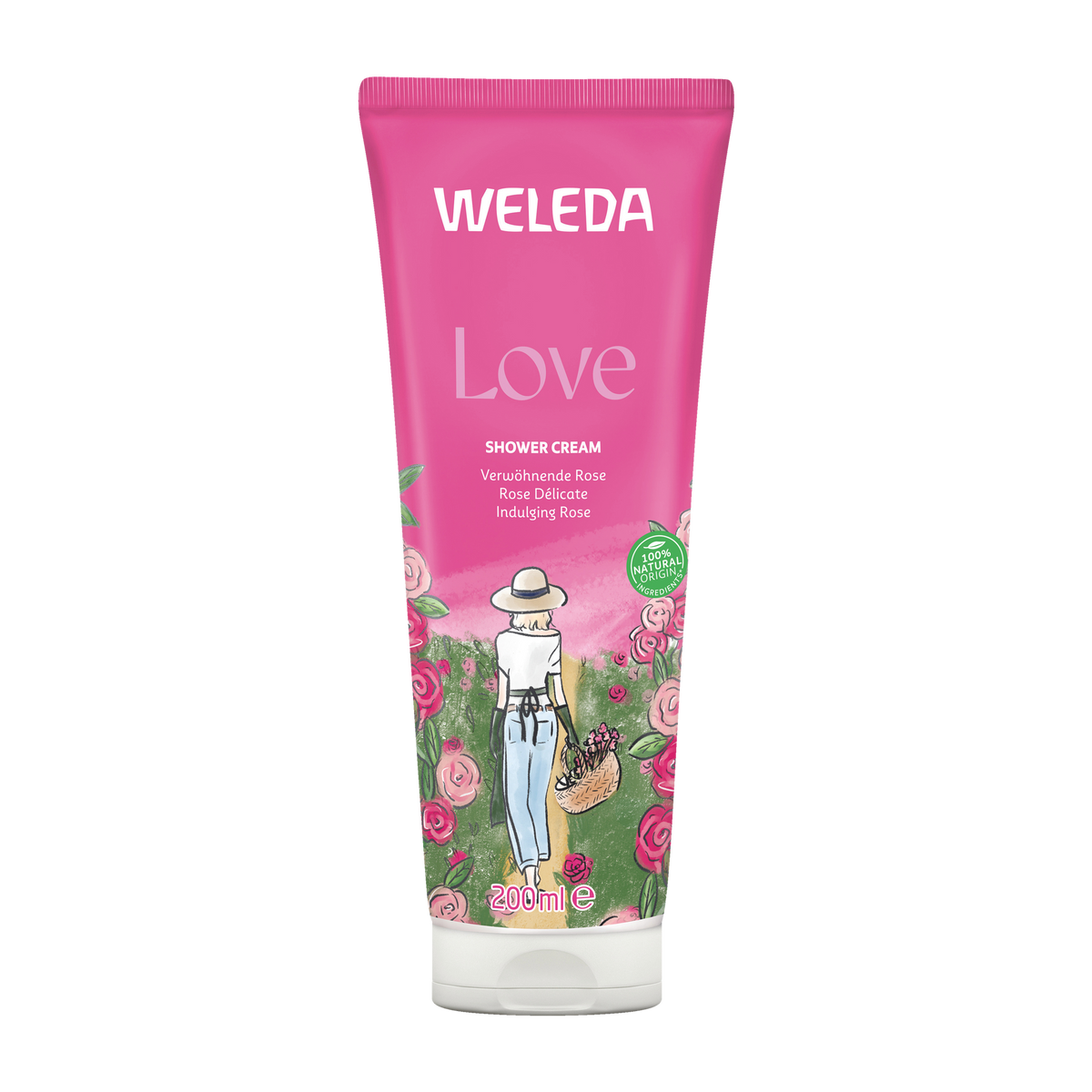 Weleda Love Shower Cream – rose – 200 ml