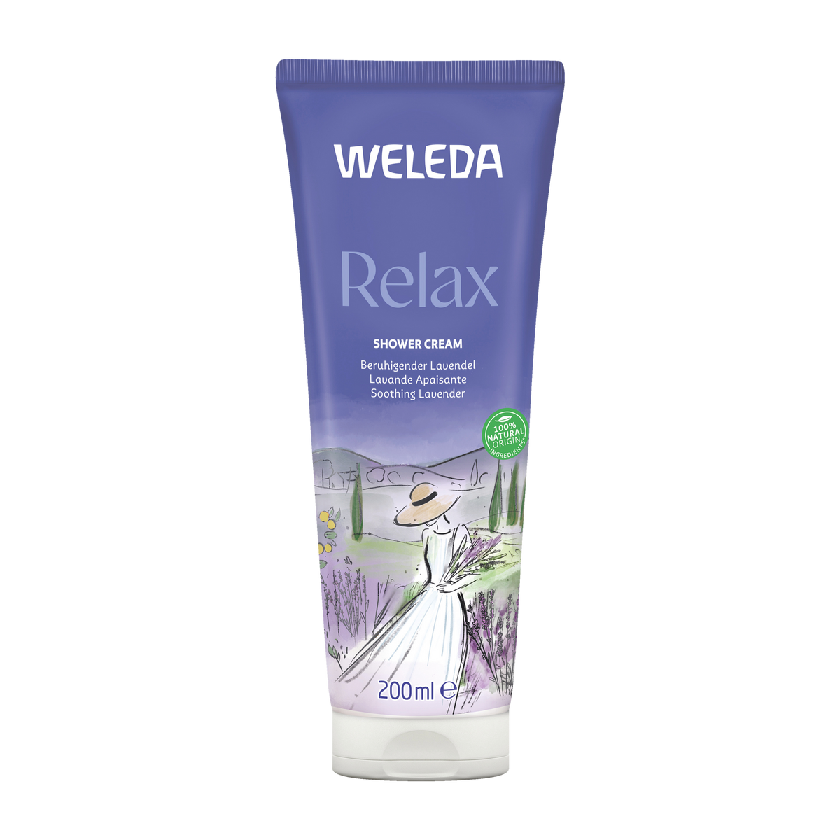 Weleda Relax Shower Cream – lavendel – 200 ml