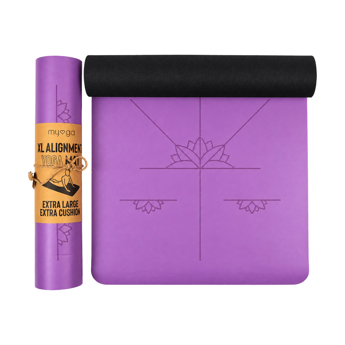 Myga X-Large Alignment Yogamåtter