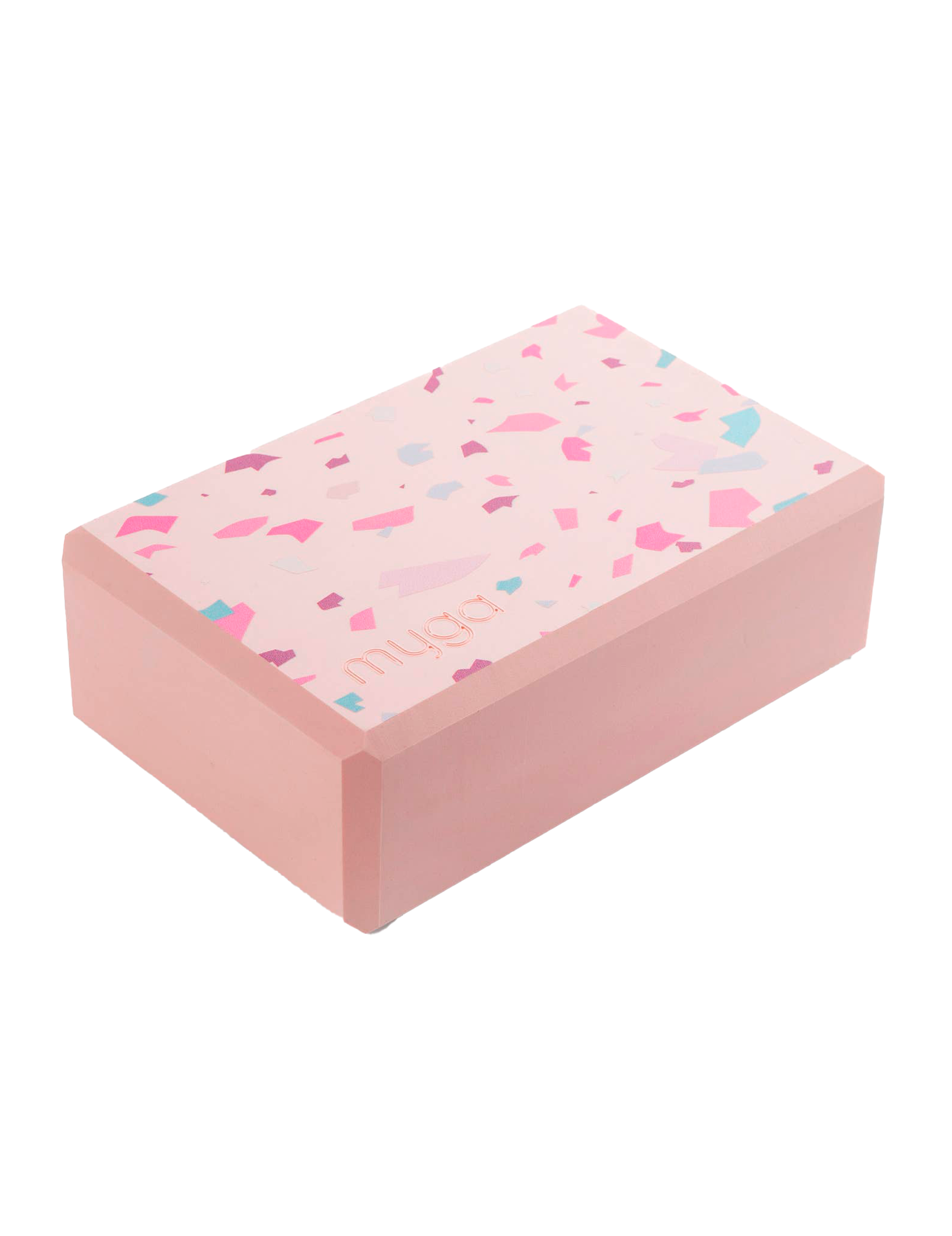 Yogablokke med terrazzo og palme design